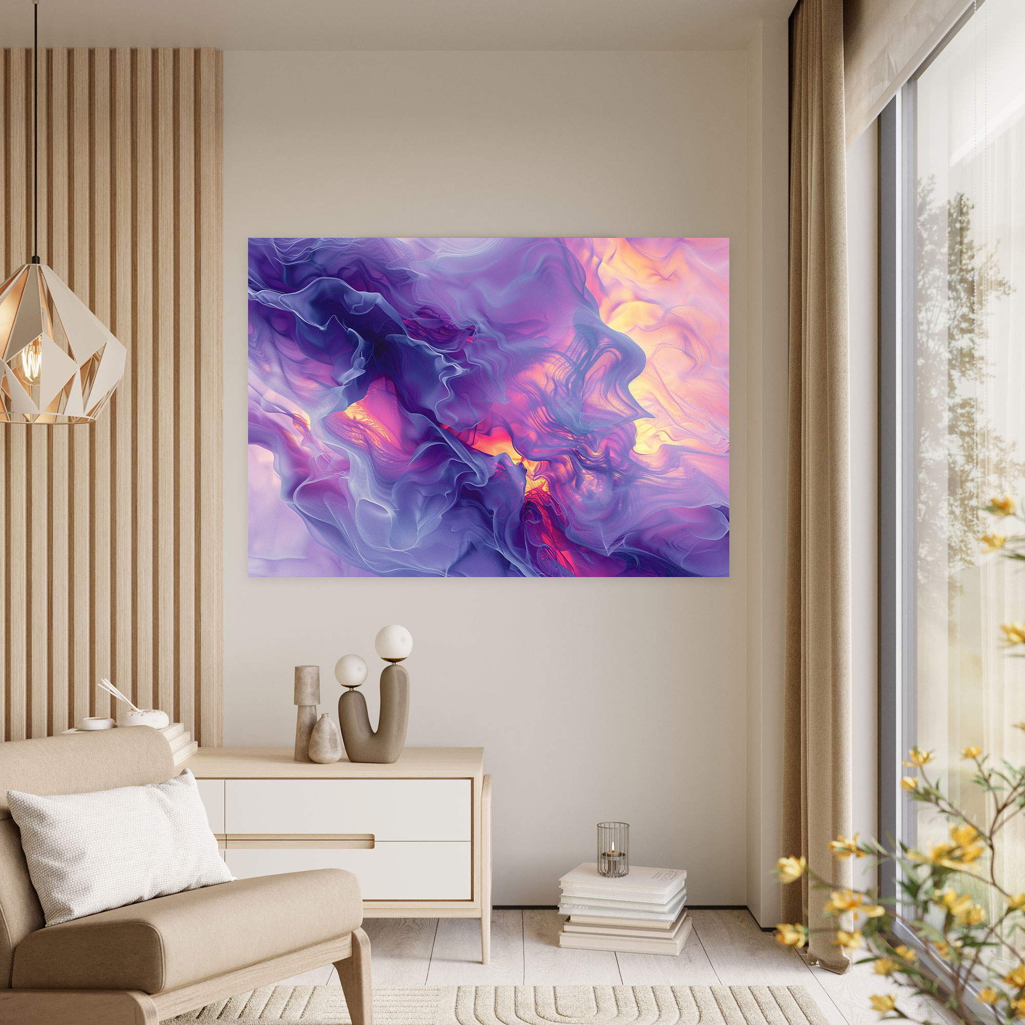 Dreamy Abstract Art Canvas Print - Abstract Art, Wall Decoration, Canvas Print, Home Decoration