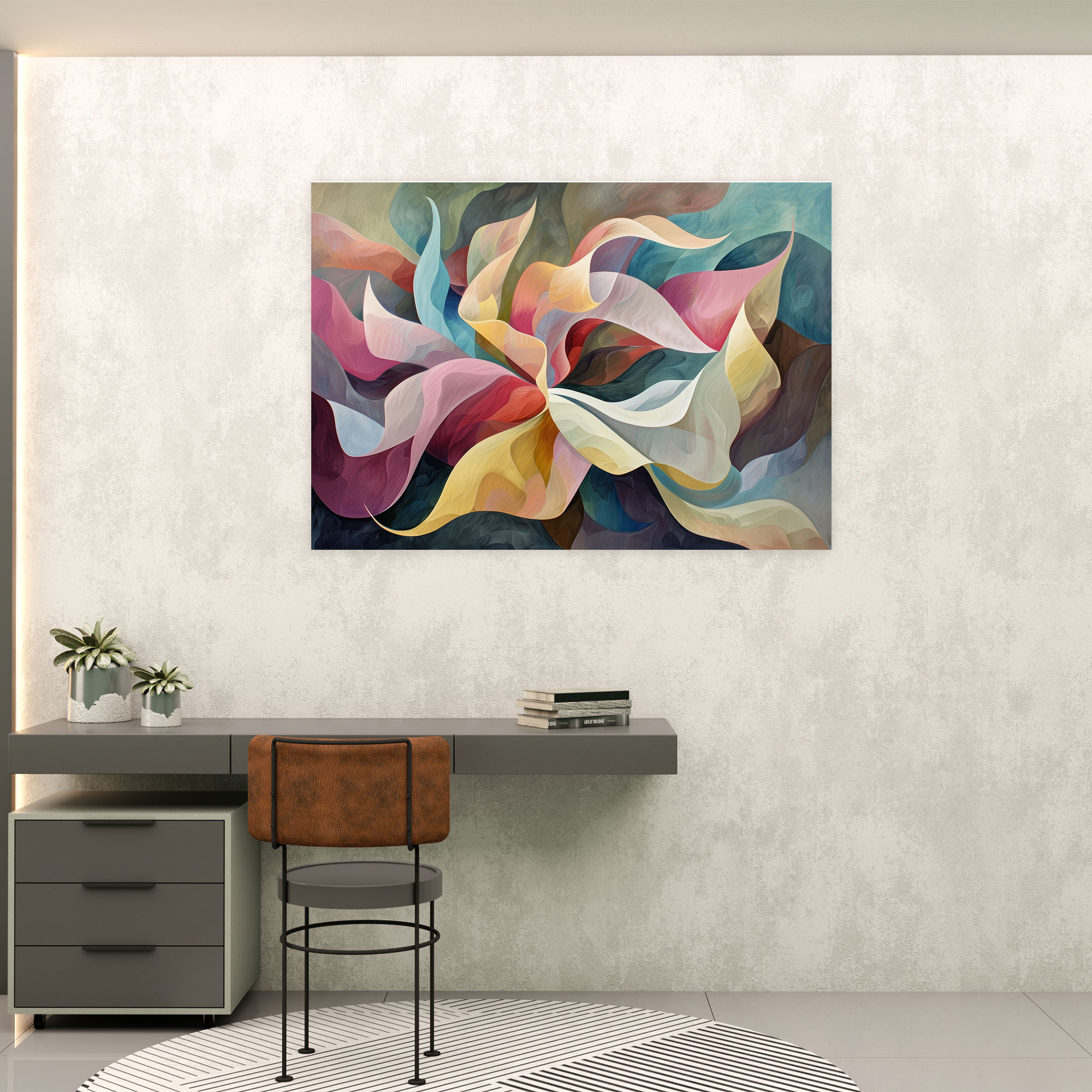 Whimsical Abstract Art Wall Art - Abstract Art, Canvas Print, Home Decoration, Canvas