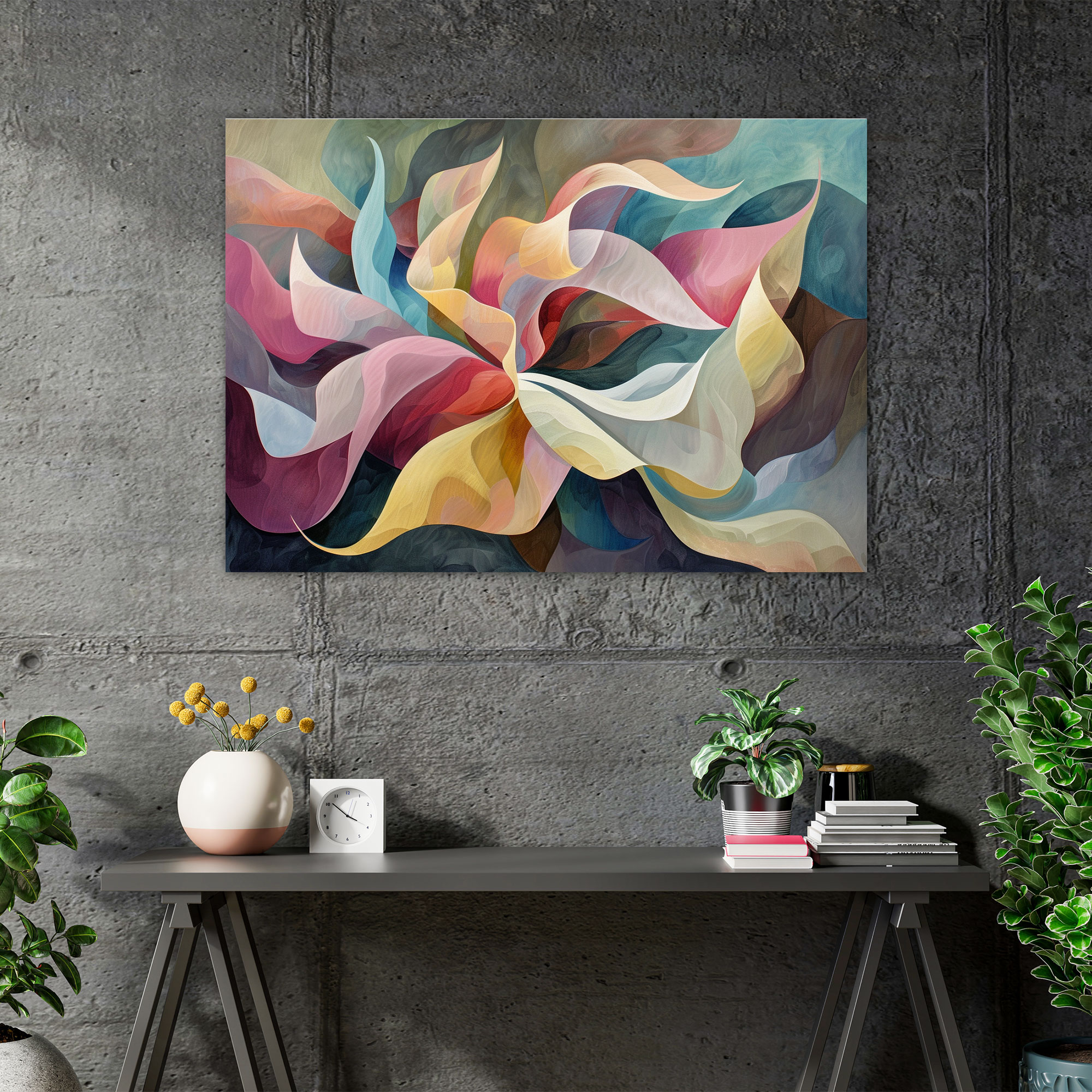 Whimsical Abstract Art Wall Art - Abstract Art, Canvas Print, Home Decoration, Canvas