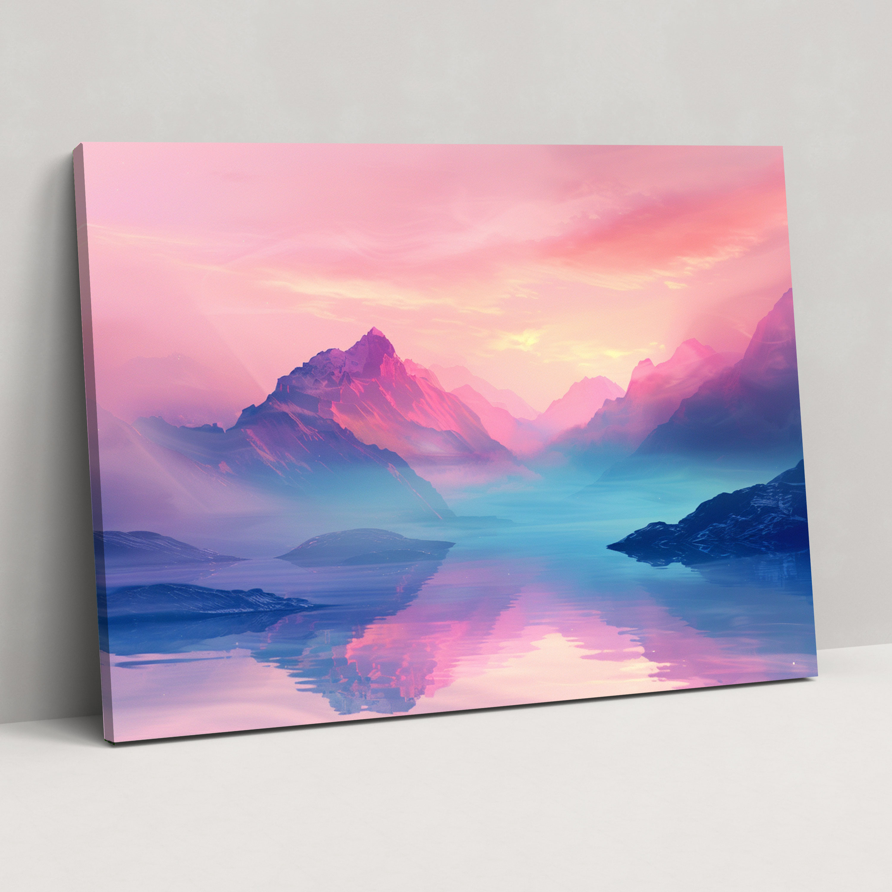 Dreamy Abstract Art Canvas Print - Abstract Art, Dreamy Landscapes, Wall Art, Wall Decoration