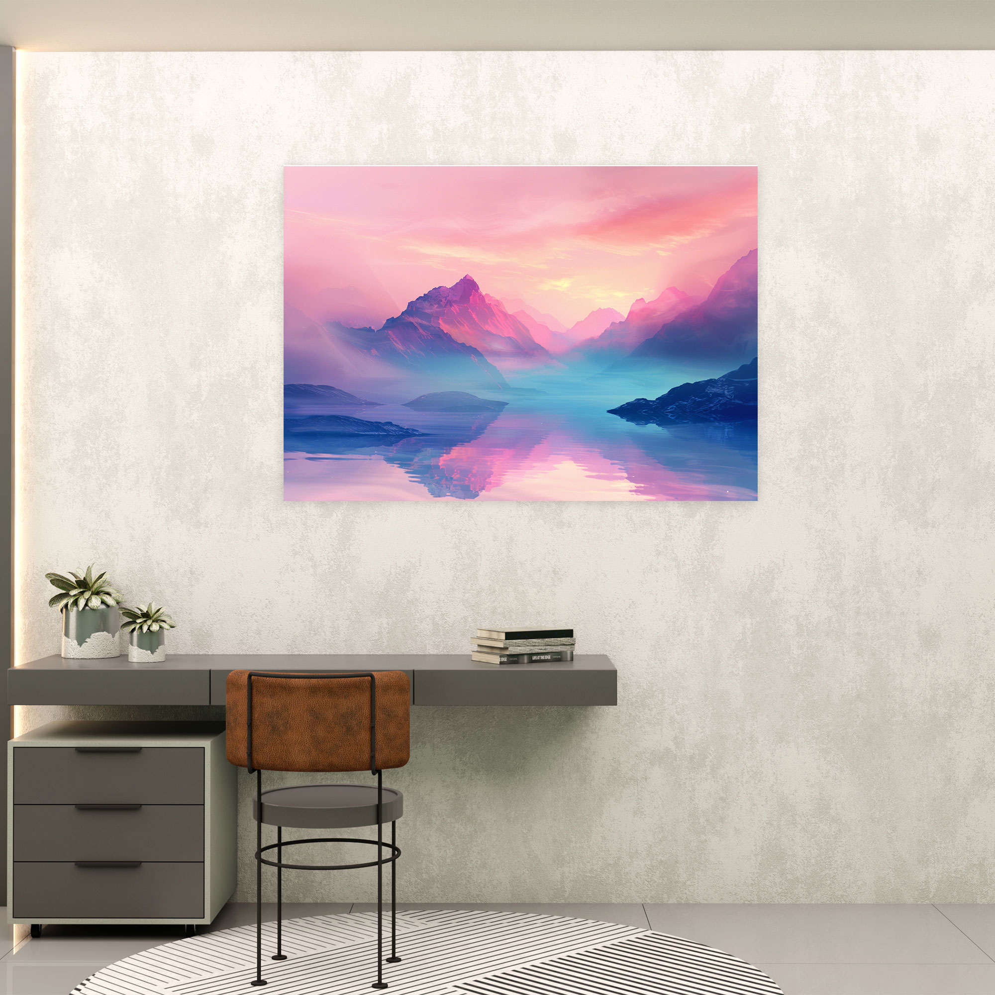 Dreamy Abstract Art Canvas Print - Abstract Art, Dreamy Landscapes, Wall Art, Wall Decoration