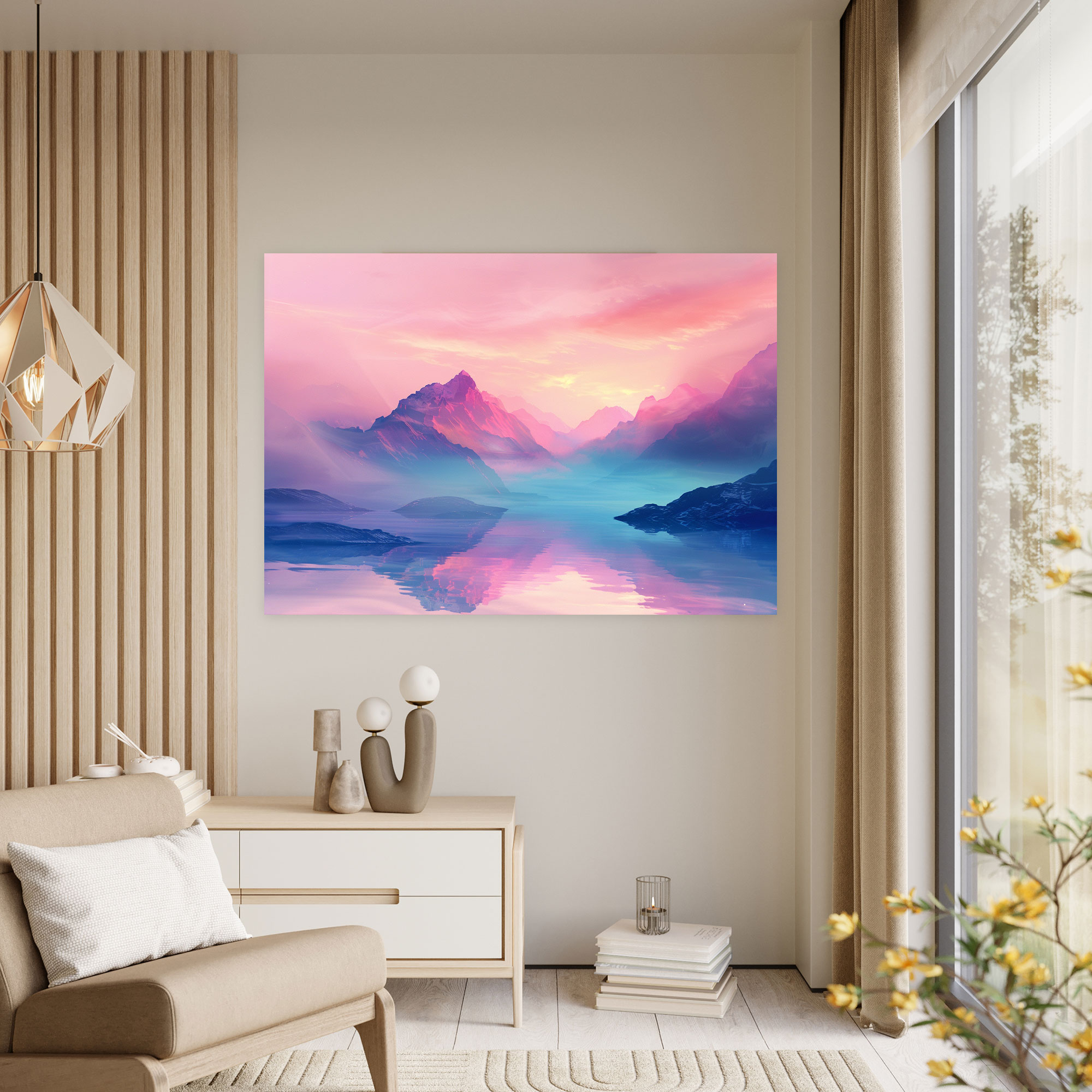 Dreamy Abstract Art Canvas Print - Abstract Art, Dreamy Landscapes, Wall Art, Wall Decoration