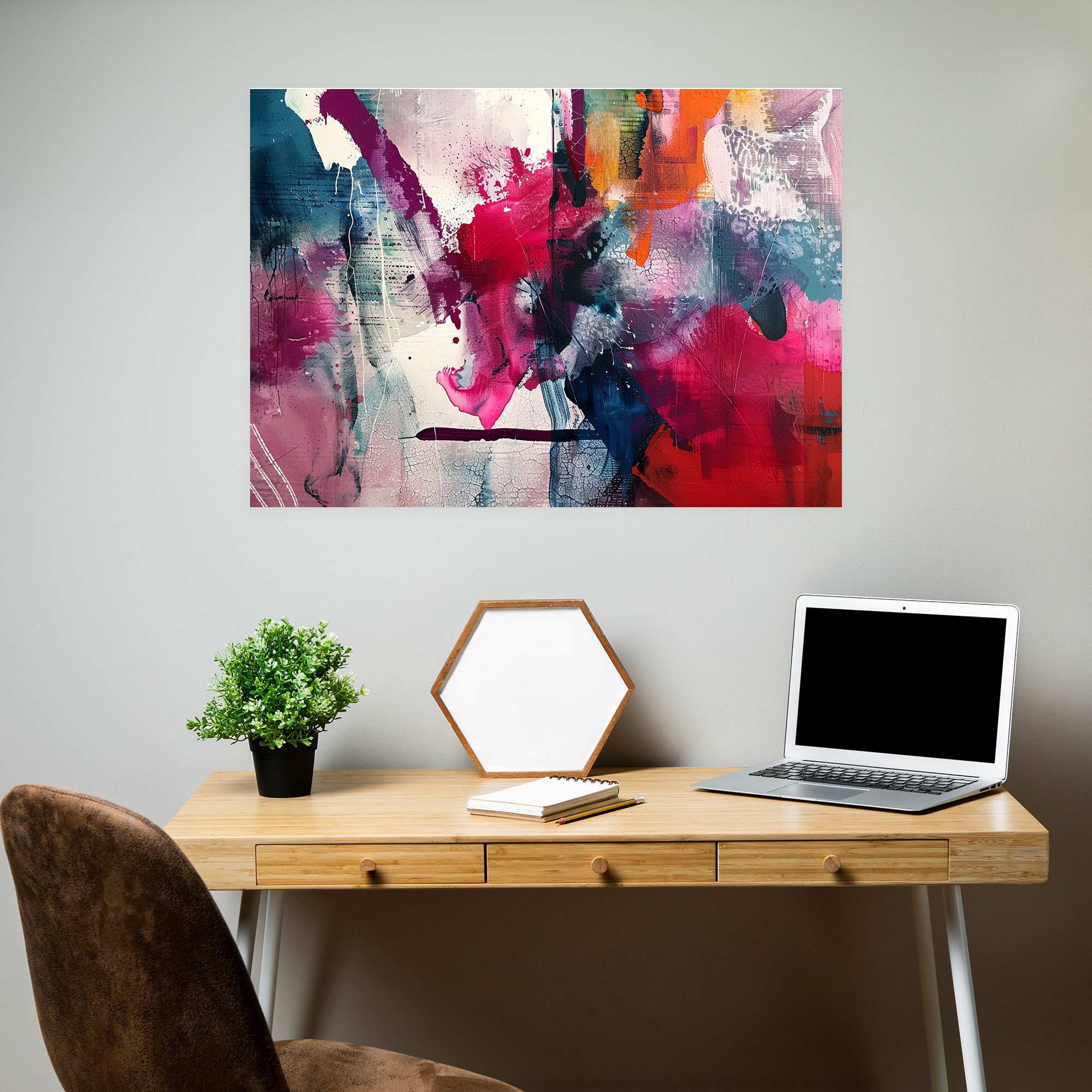 Playful Abstract Art Canvas Print - Abstract Art, Canvas Print, Home Decoration, Canvas