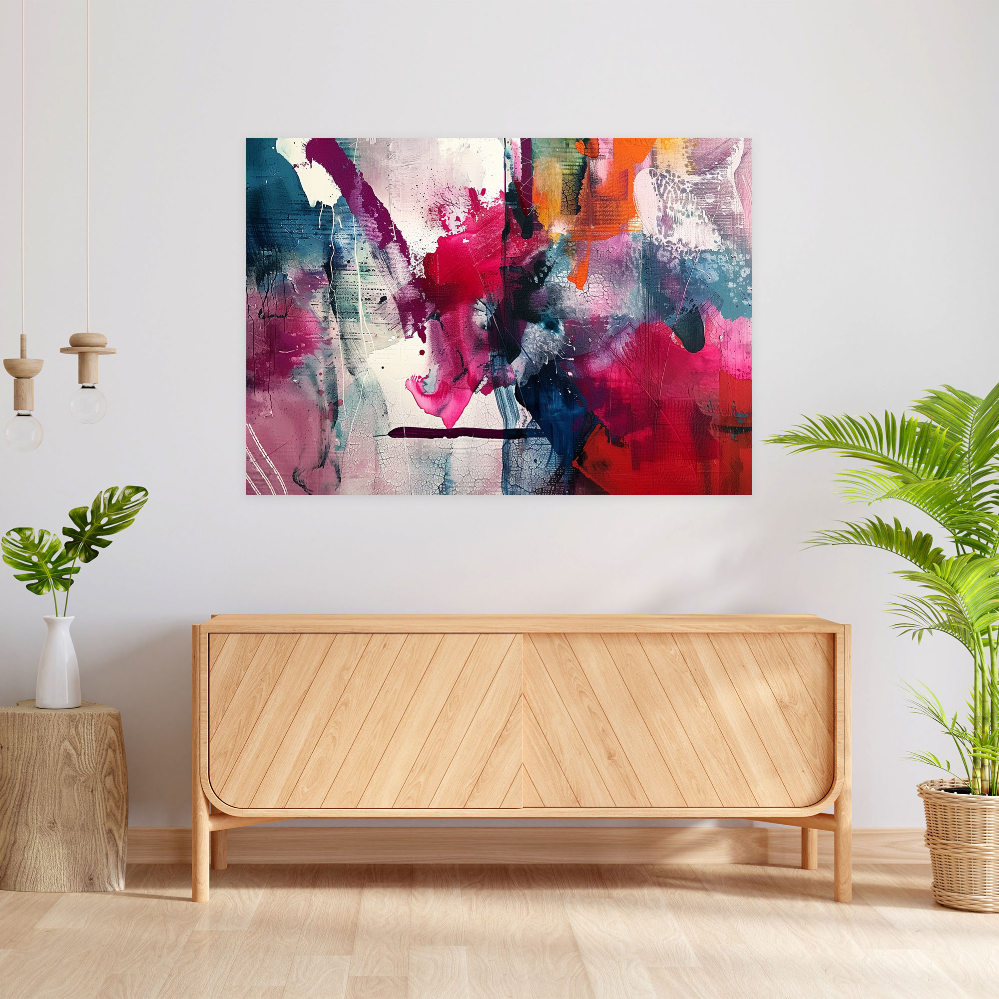 Playful Abstract Art Canvas Print - Abstract Art, Canvas Print, Home Decoration, Canvas