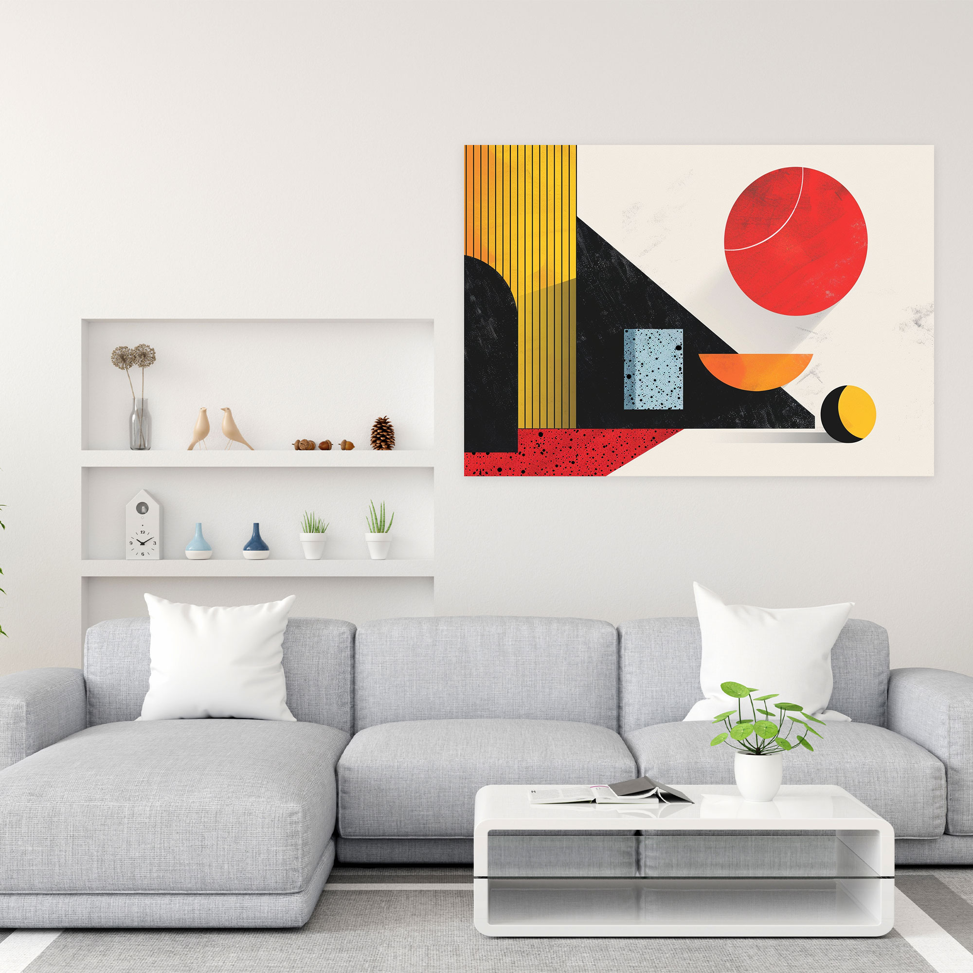 Minimalistic Abstract Art Wall Art - Abstract Art, Wall Art, Canvas, Canvas Wall Art