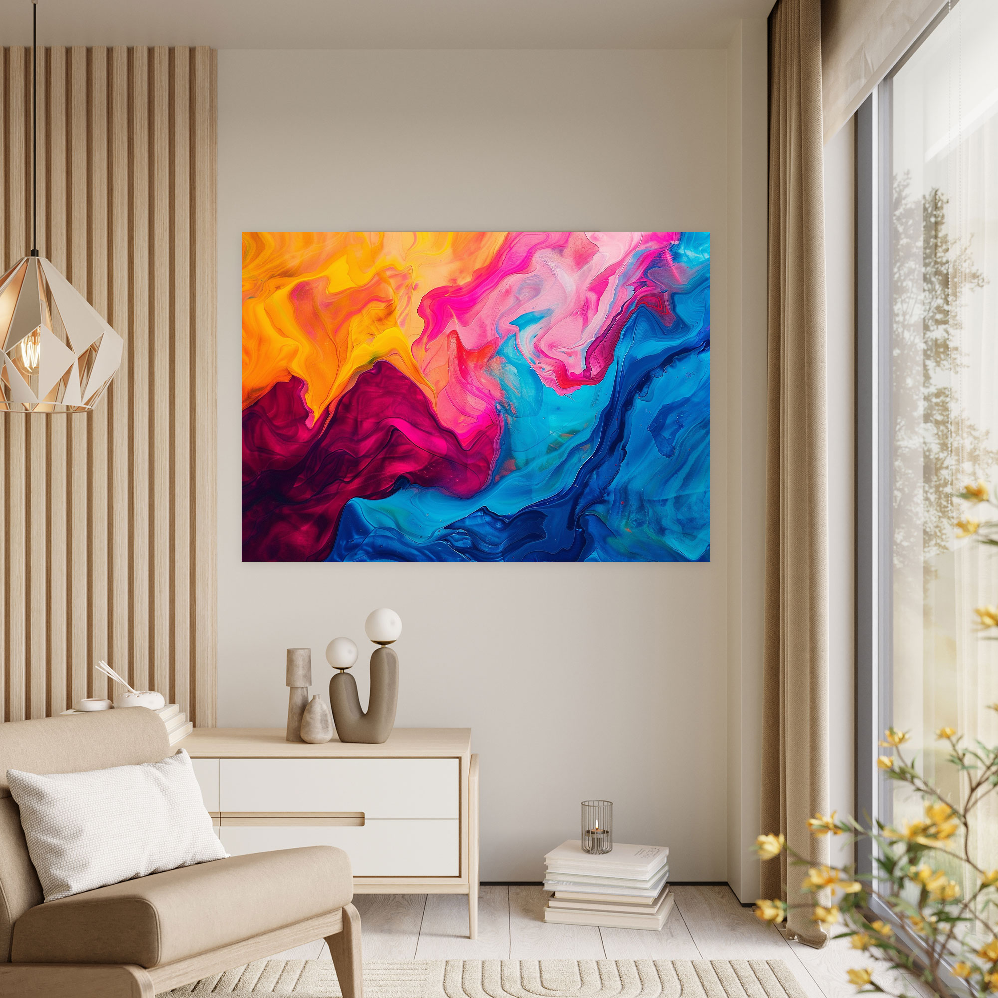 Abstract Art Canvas Print Wall Decoration - Abstract Art, Canvas Wall Art, Wall Decoration, Home Decoration