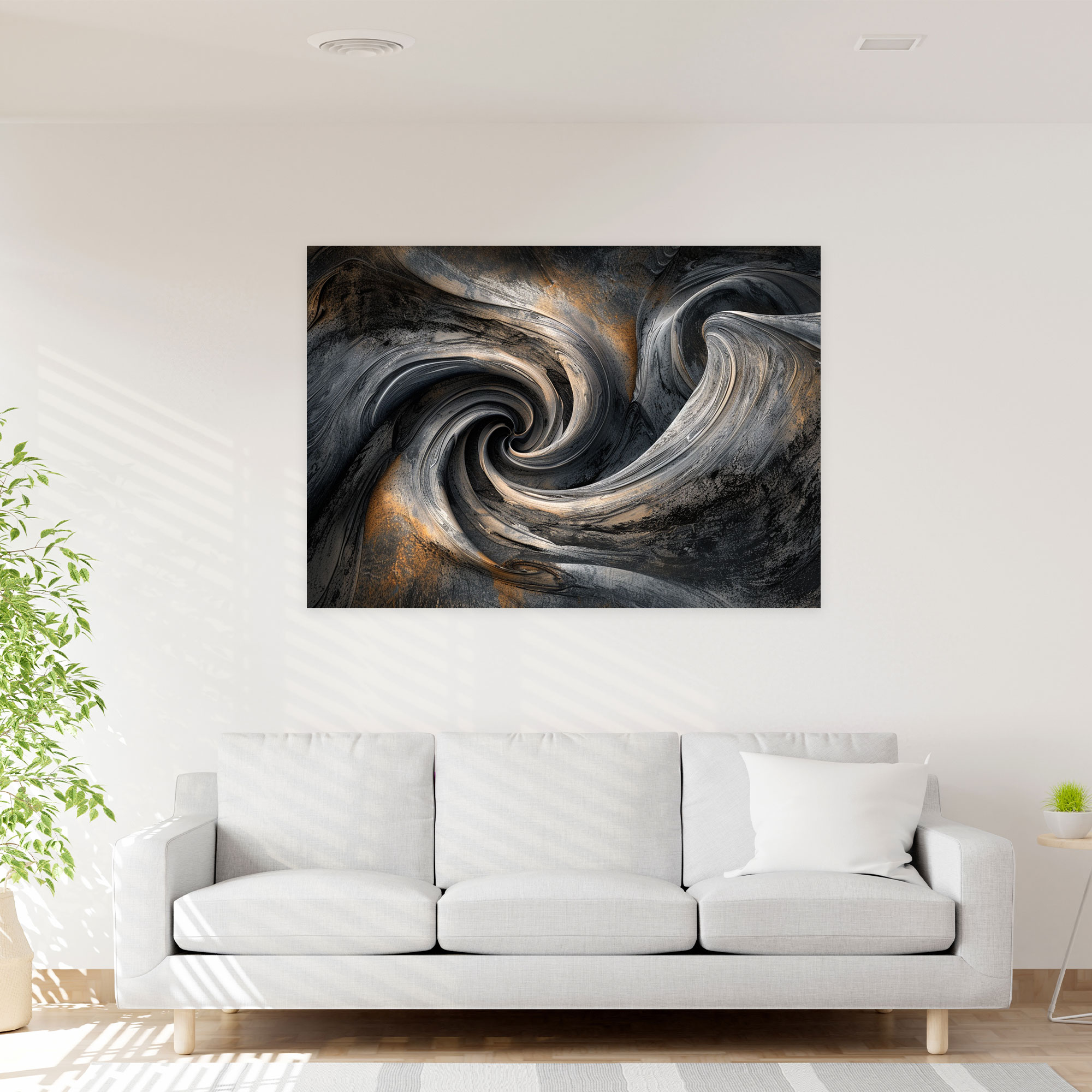 Swirling Abstract Art Canvas Print Wall Decoration - Abstract Art, Abstract Art, Wall Art, Wall Decoration