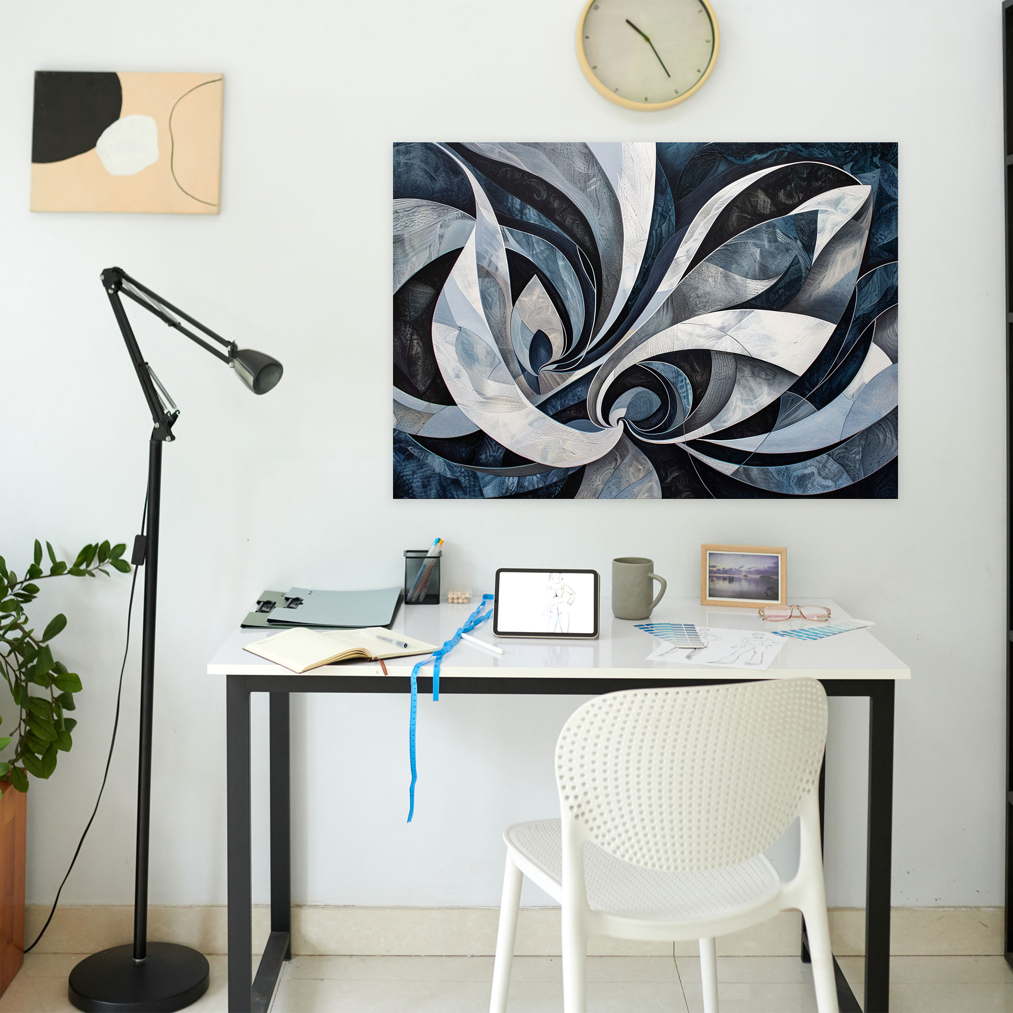 Elegant Abstract Art Canvas Print Wall Art - Abstract Art, Home Decoration, Wall Decoration, Wall Art
