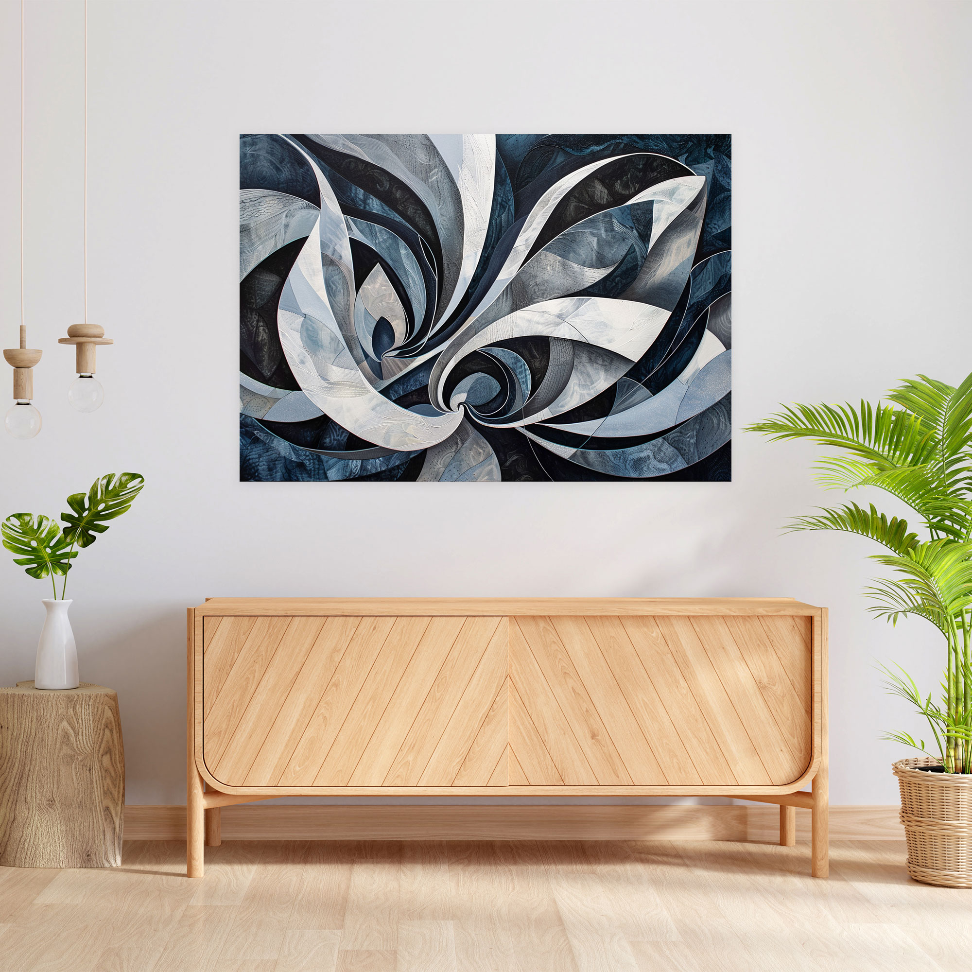 Elegant Abstract Art Canvas Print Wall Art - Abstract Art, Home Decoration, Wall Decoration, Wall Art