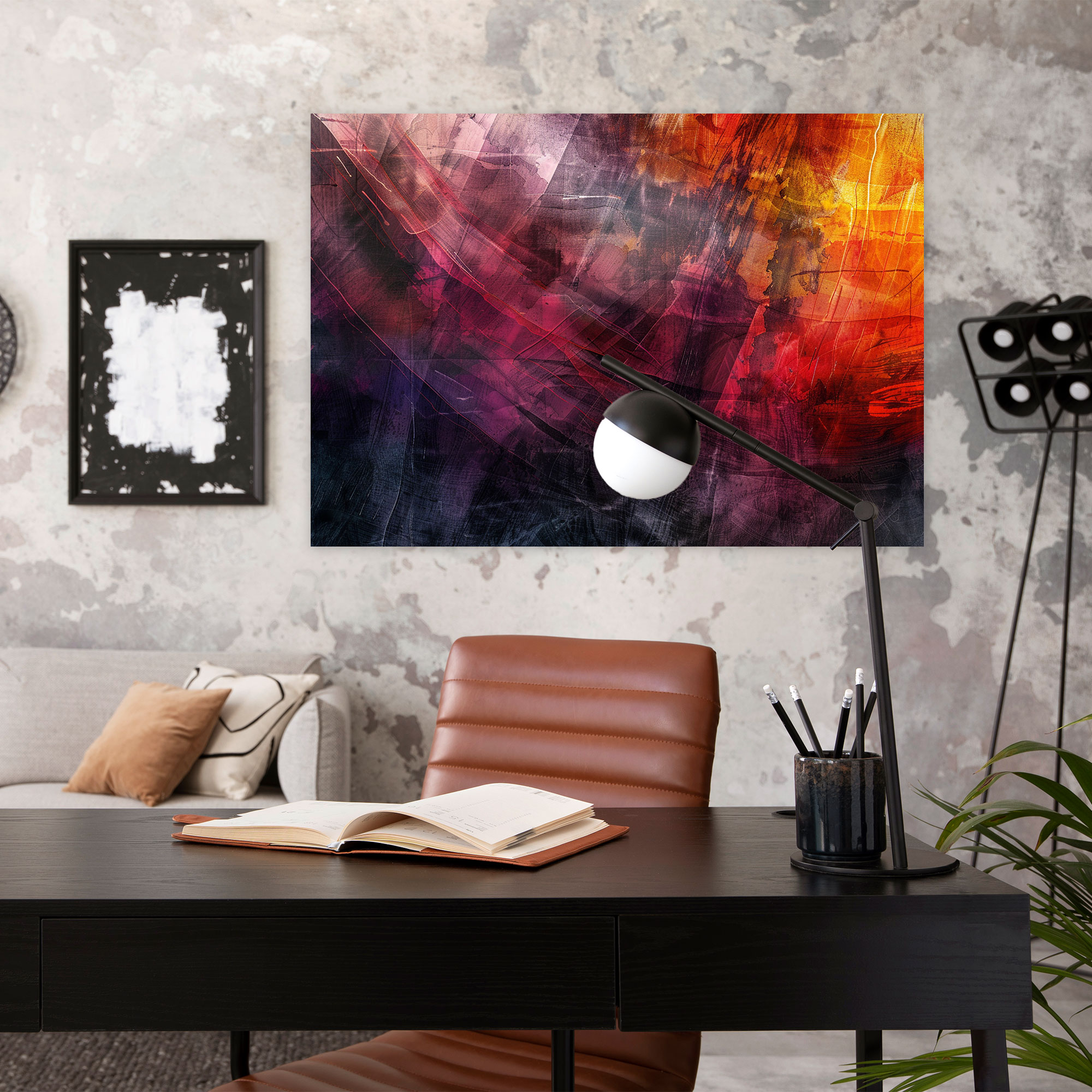 Translucent Layers Abstract Art Canvas Print Wall Decoration - Abstract Art, Canvas Wall Art, Canvas Print, Home Decoration