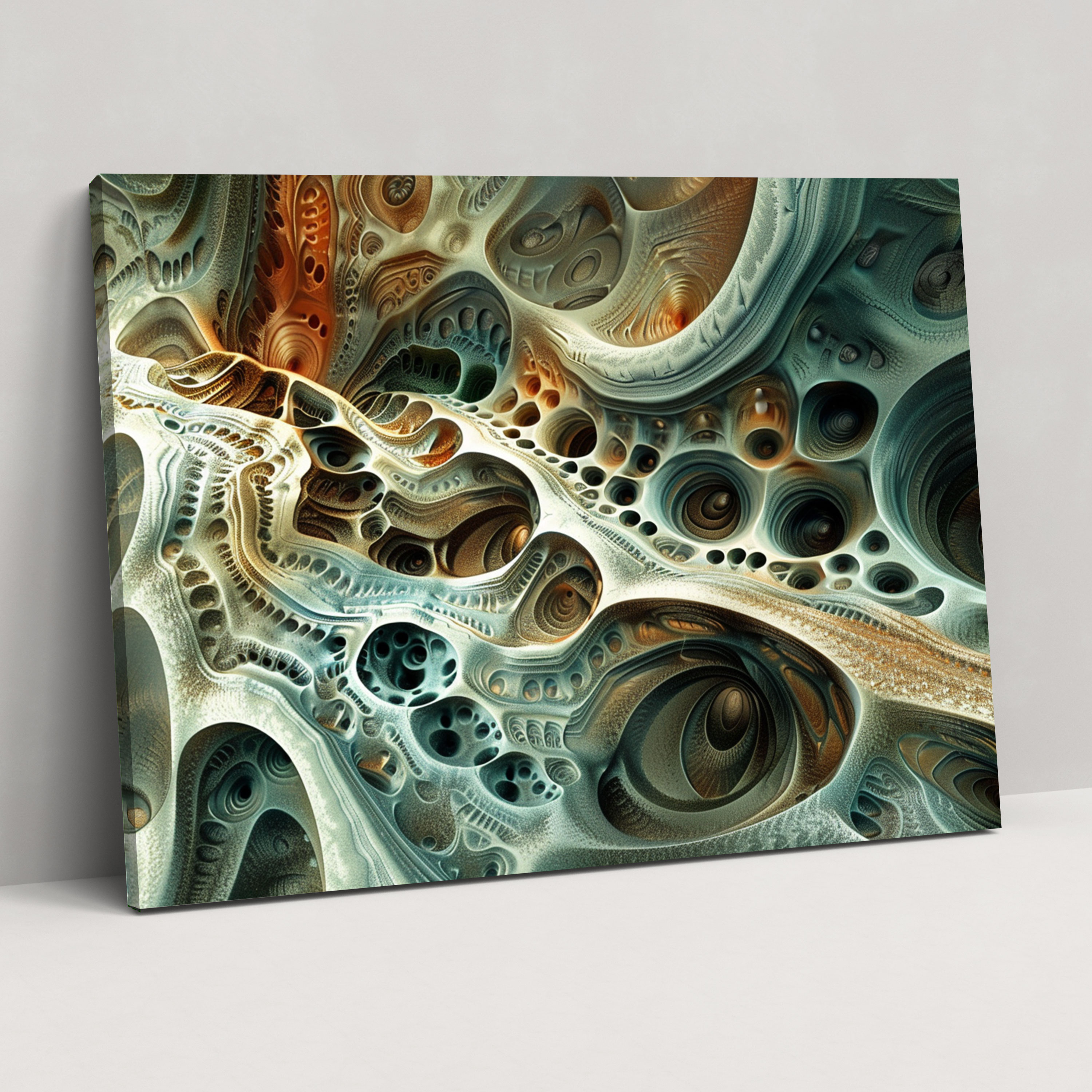 Intricate Multi-Layered Abstract Art Wall Decoration - Abstract Art, Wall Decoration, Home Decoration, Canvas Wall Art