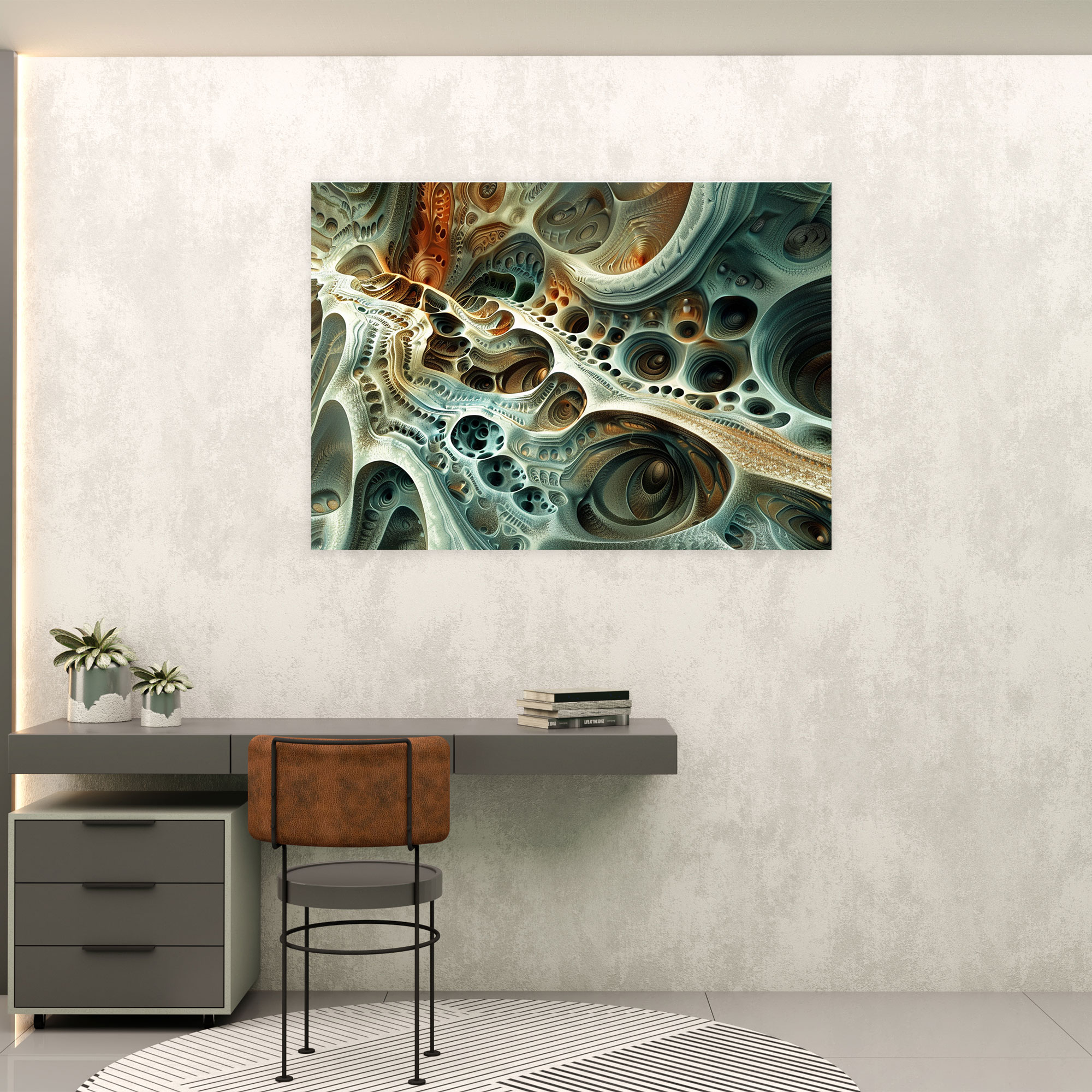 Intricate Multi-Layered Abstract Art Wall Decoration - Abstract Art, Wall Decoration, Home Decoration, Canvas Wall Art