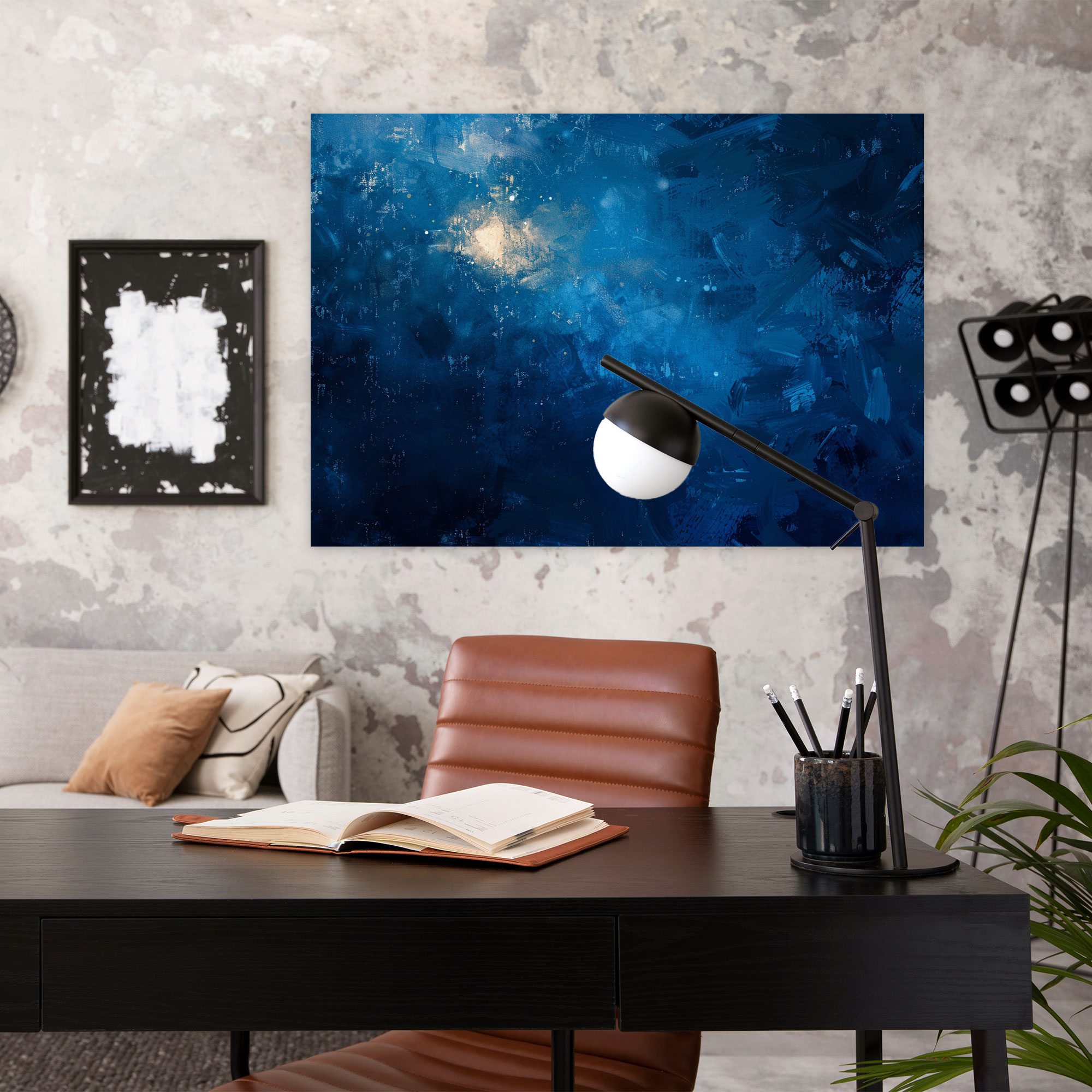 Enchanting Night Sky Abstract Art Wall Decoration - Abstract Art, Wall Decoration, Home Decoration, Canvas Wall Art