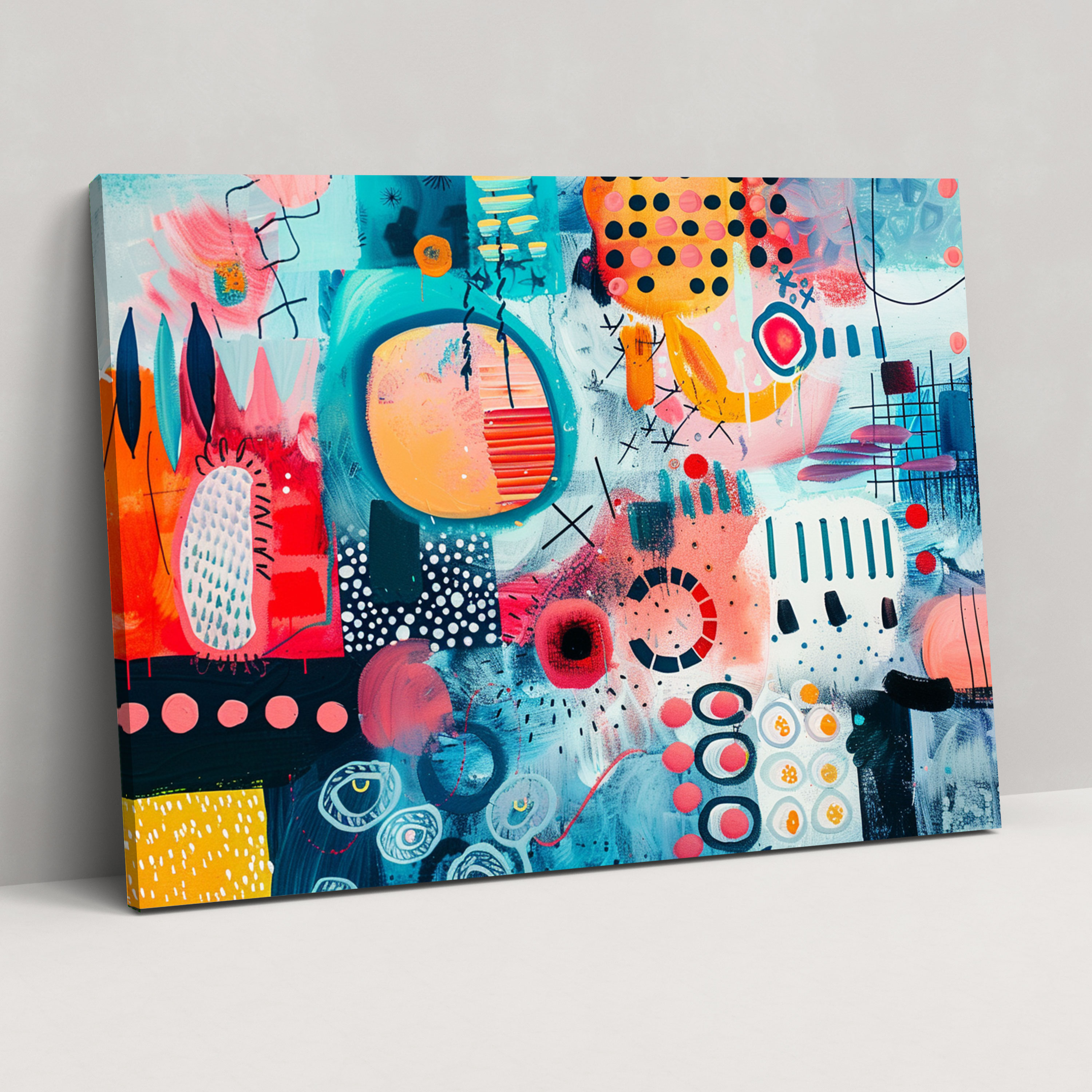 Abstract Art Wall Decoration - Abstract Art, Whimsical Art, Home Decoration, Abstract Art