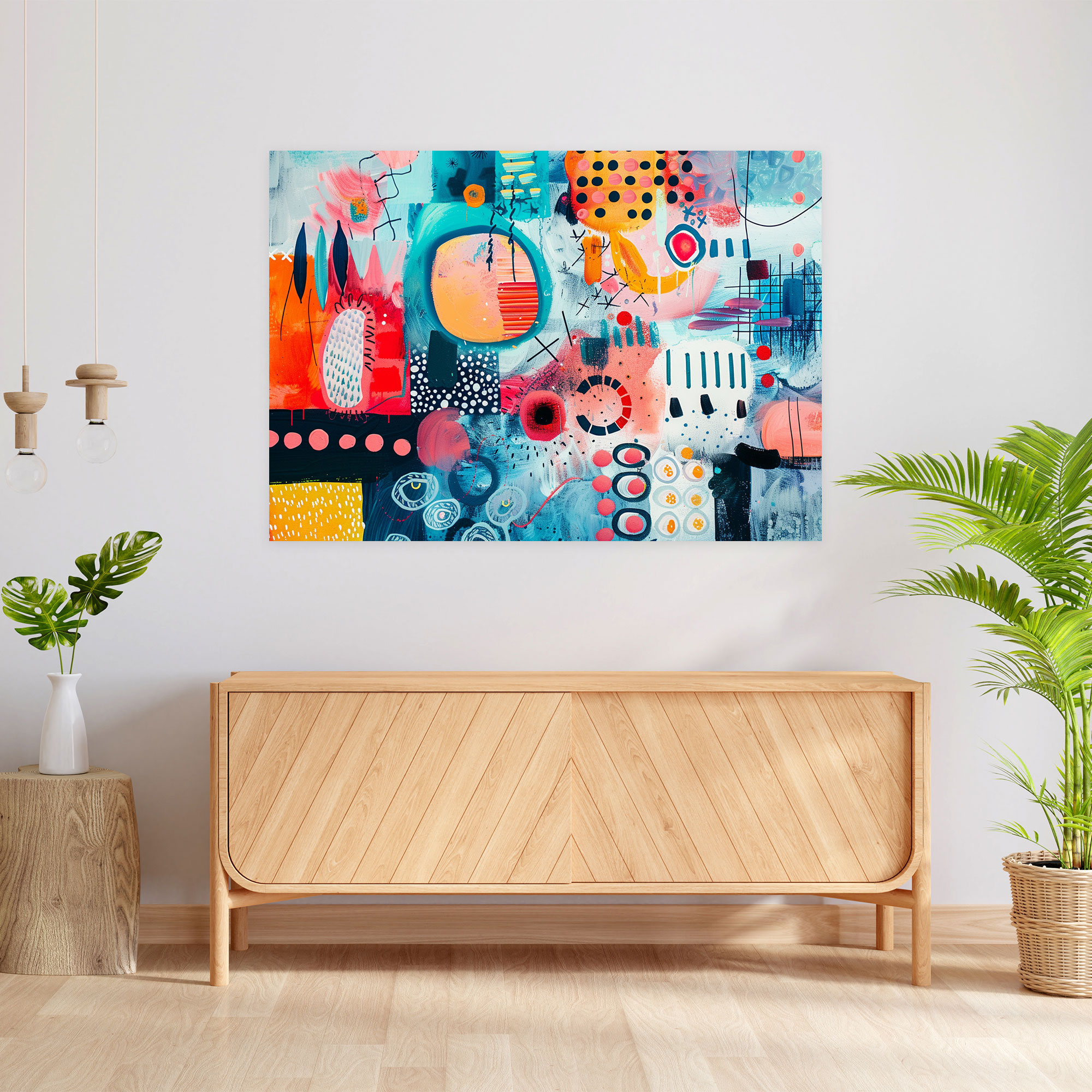 Abstract Art Wall Decoration - Abstract Art, Whimsical Art, Home Decoration, Abstract Art