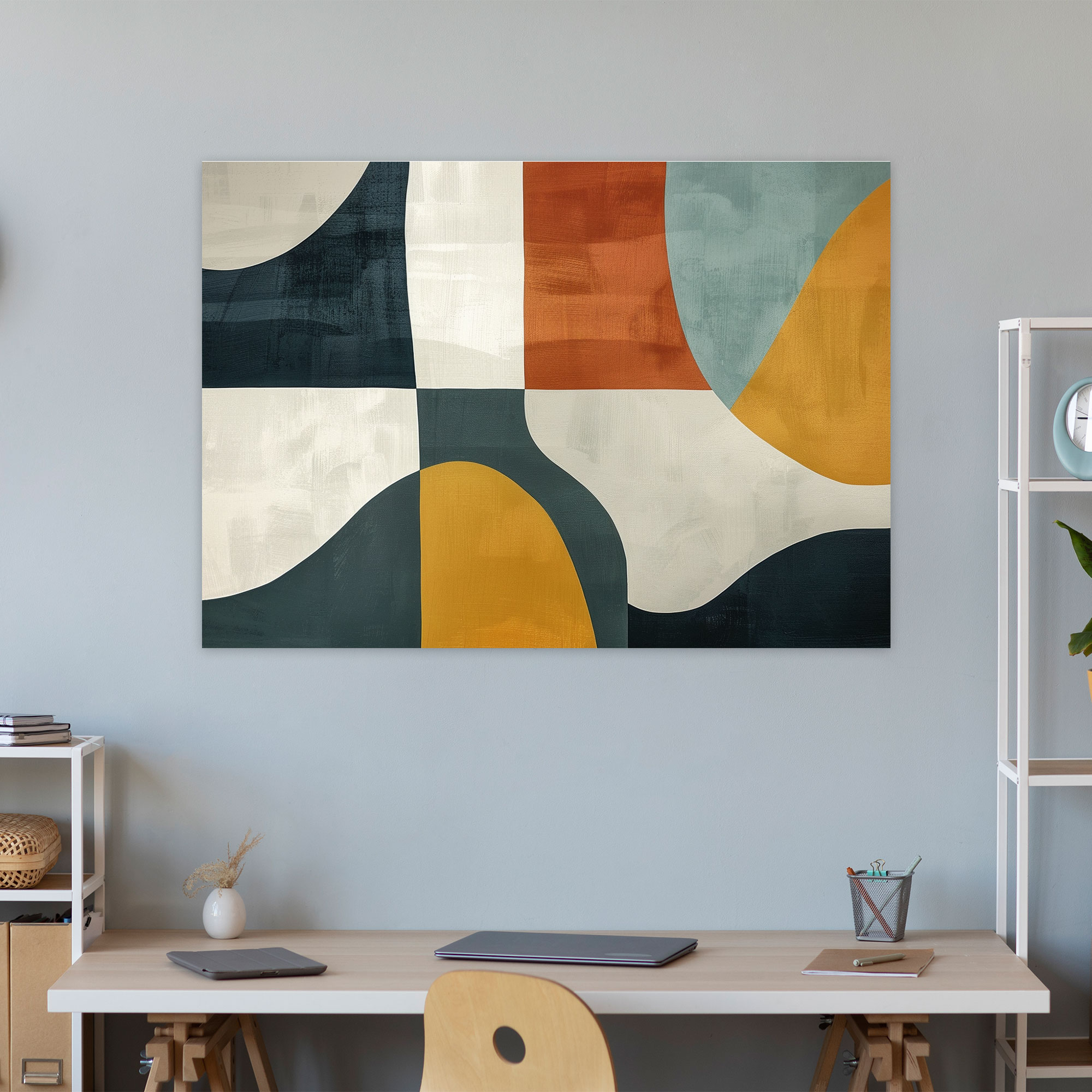 Abstract Art Canvas Print - Abstract Art, Wall Decoration, Organic Art, Wall Art