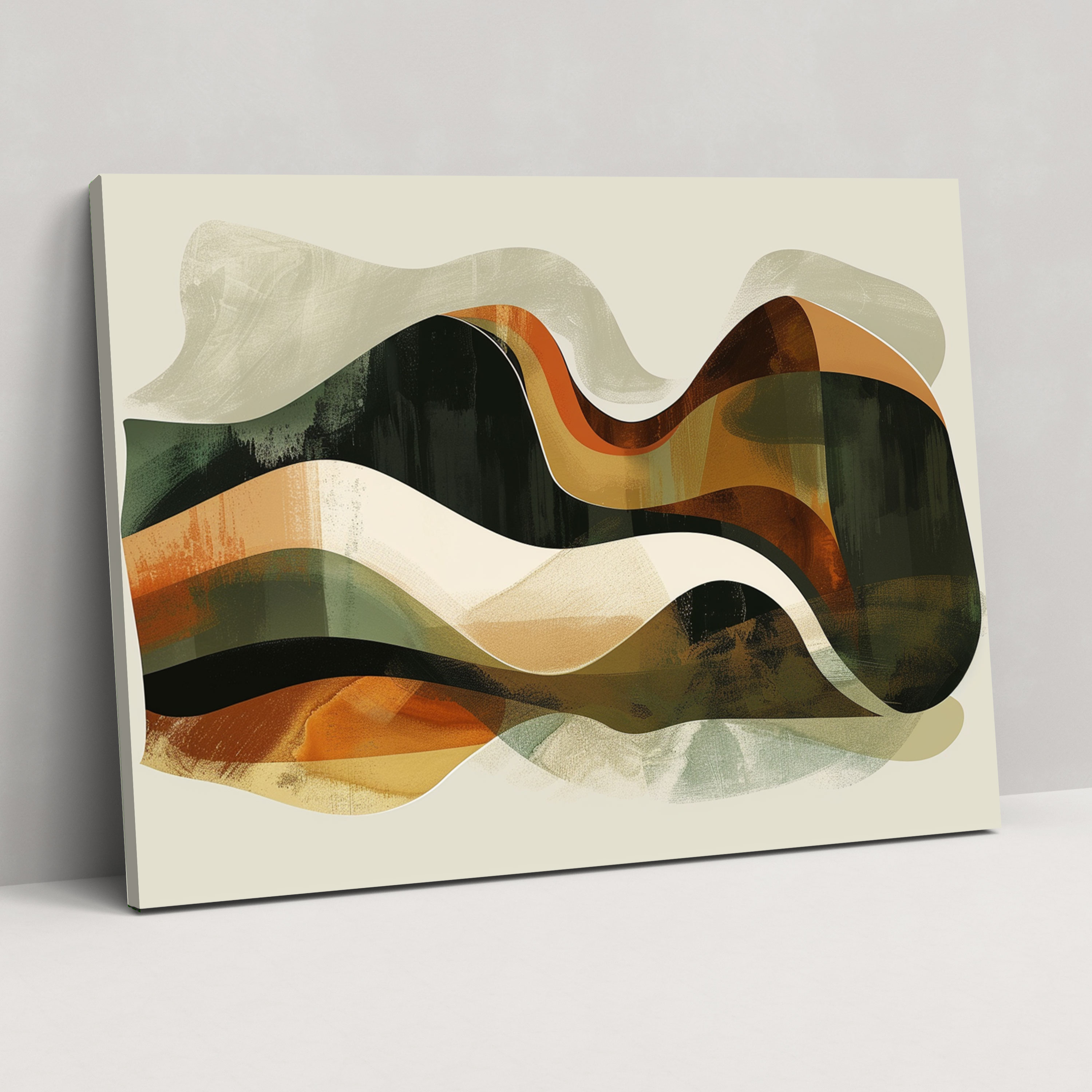Earthy Abstract Art Canvas Print - Abstract Art, Canvas Print, Abstract Art, Canvas