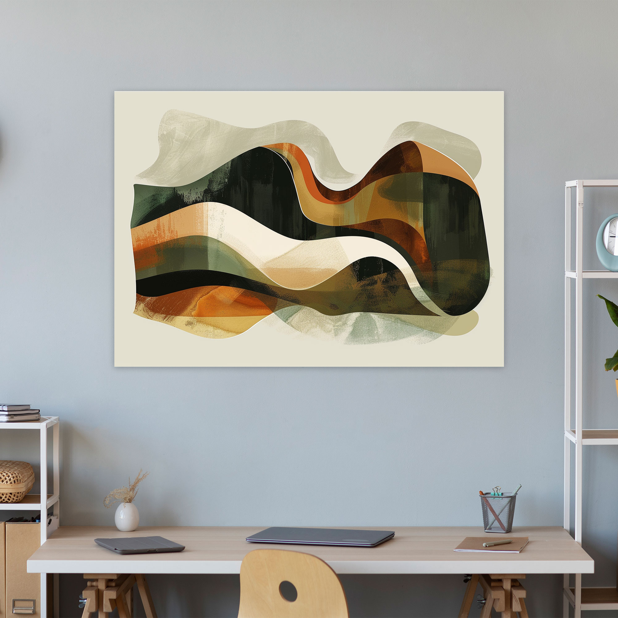 Earthy Abstract Art Canvas Print - Abstract Art, Canvas Print, Abstract Art, Canvas