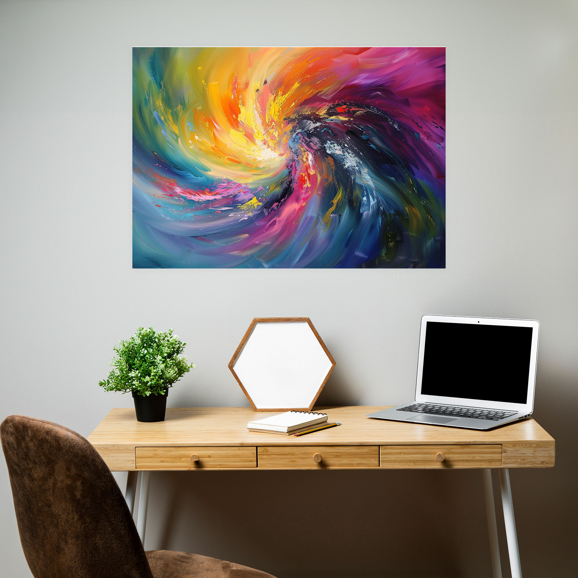 Energetic Abstract Art Canvas Print - Abstract Art, Abstract Art, Wall Art, Canvas Wall Art