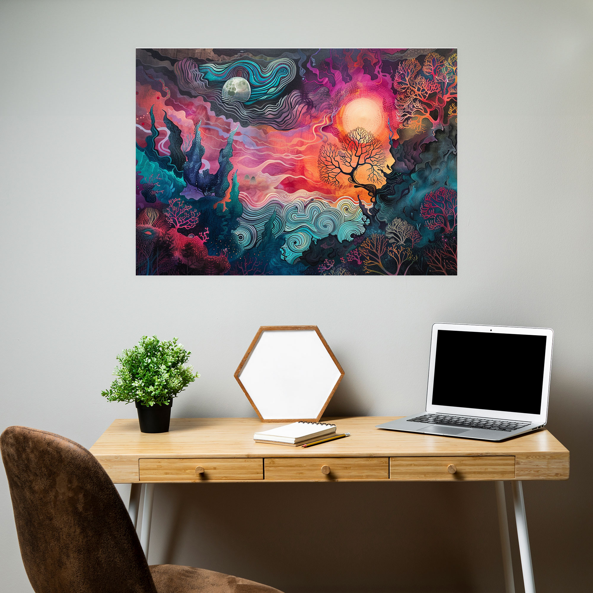 Surreal Imagery Abstract Art Wall Art - Abstract Art, Abstract Art, Wall Art, Canvas Wall Art