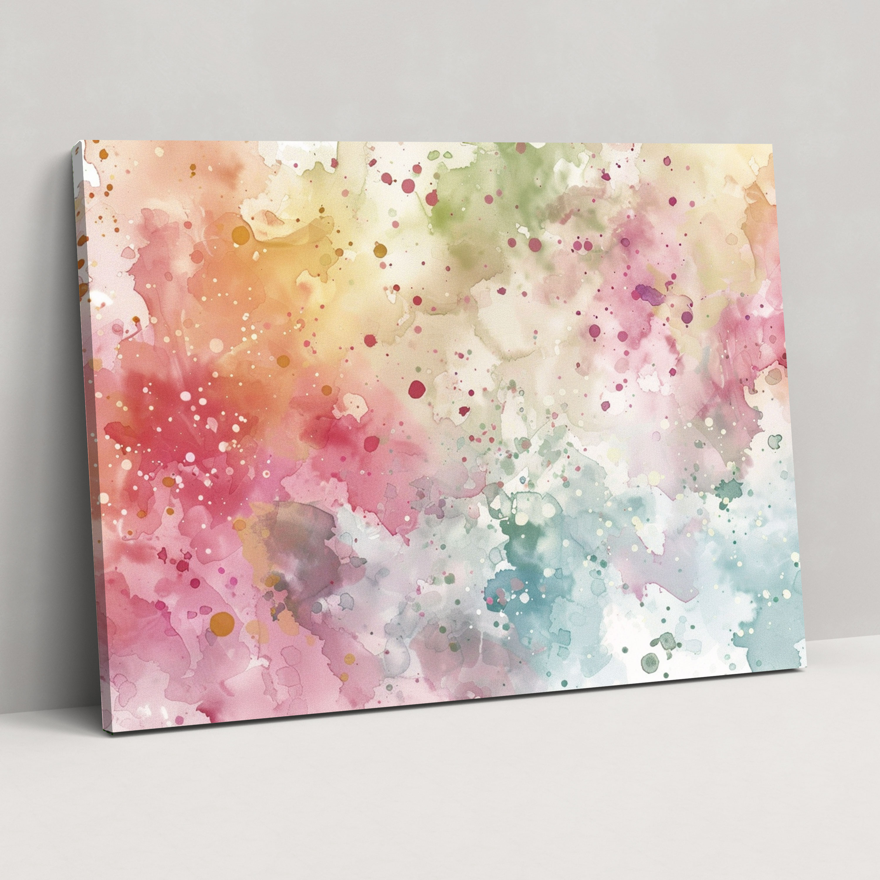 Dreamy Watercolor Abstract Art Canvas Print - Abstract Art, Canvas, Home Decoration, Abstract Art