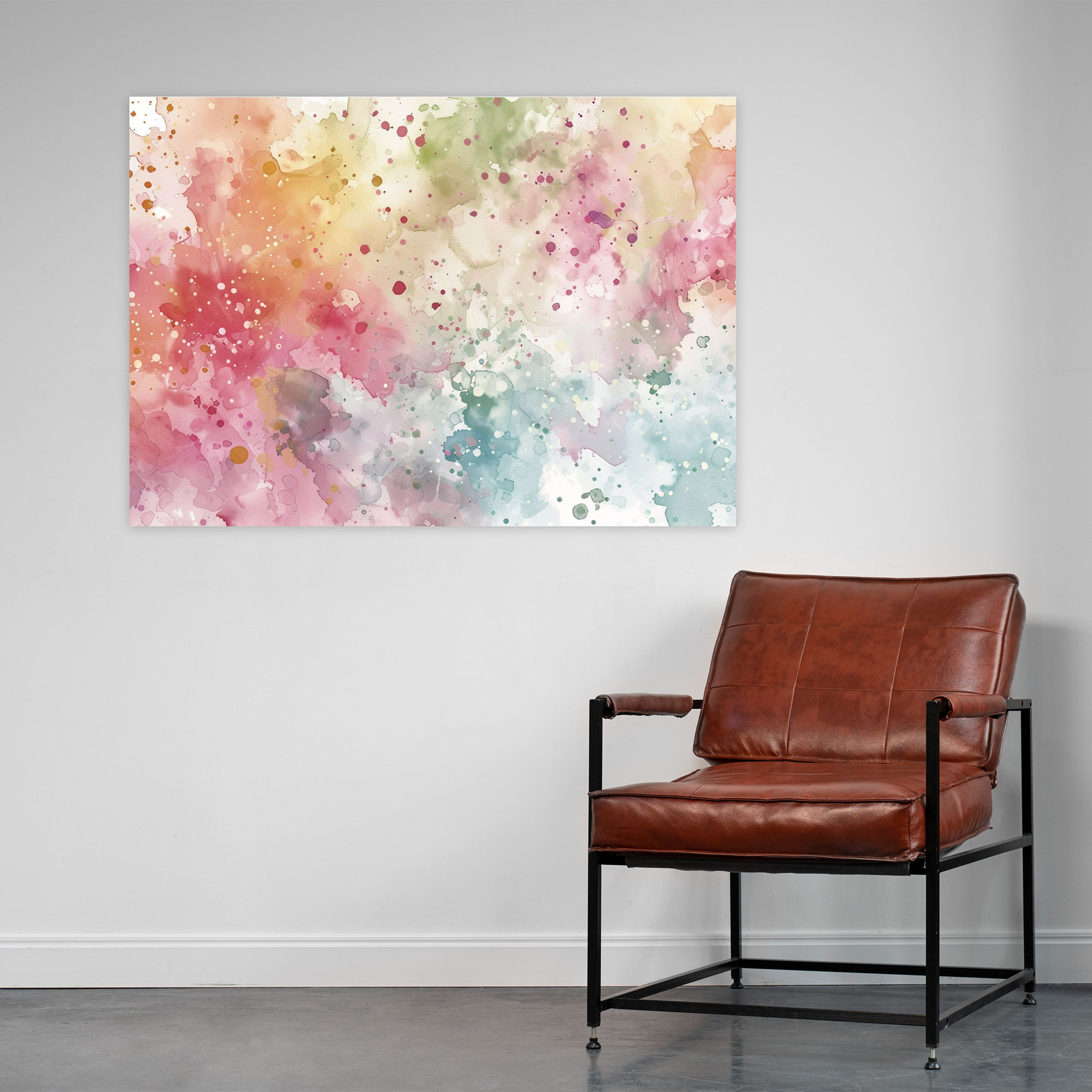 Dreamy Watercolor Abstract Art Canvas Print - Abstract Art, Canvas, Home Decoration, Abstract Art