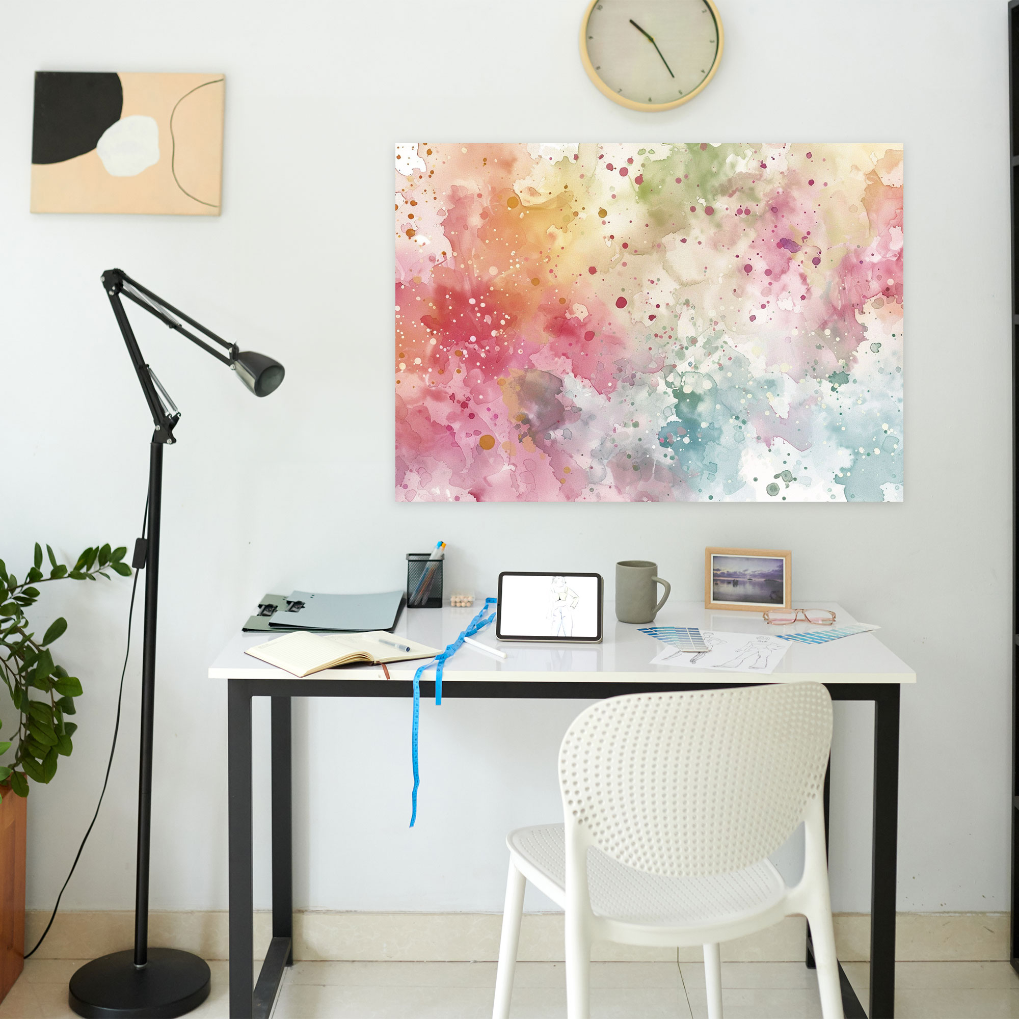 Dreamy Watercolor Abstract Art Canvas Print - Abstract Art, Canvas, Home Decoration, Abstract Art