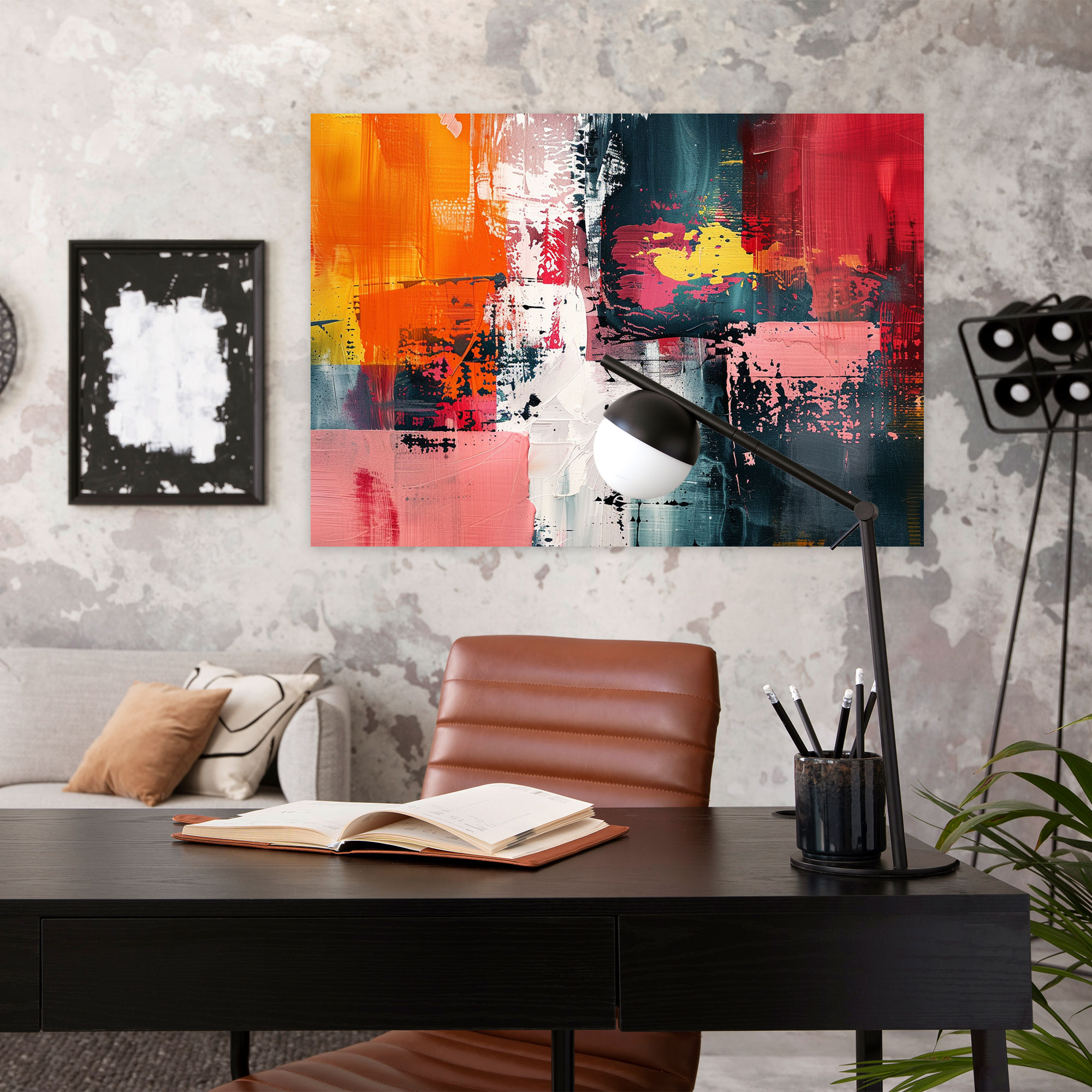 Graphic Abstract Art Wall Art - Abstract Art, Canvas Print, Abstract Art, Canvas