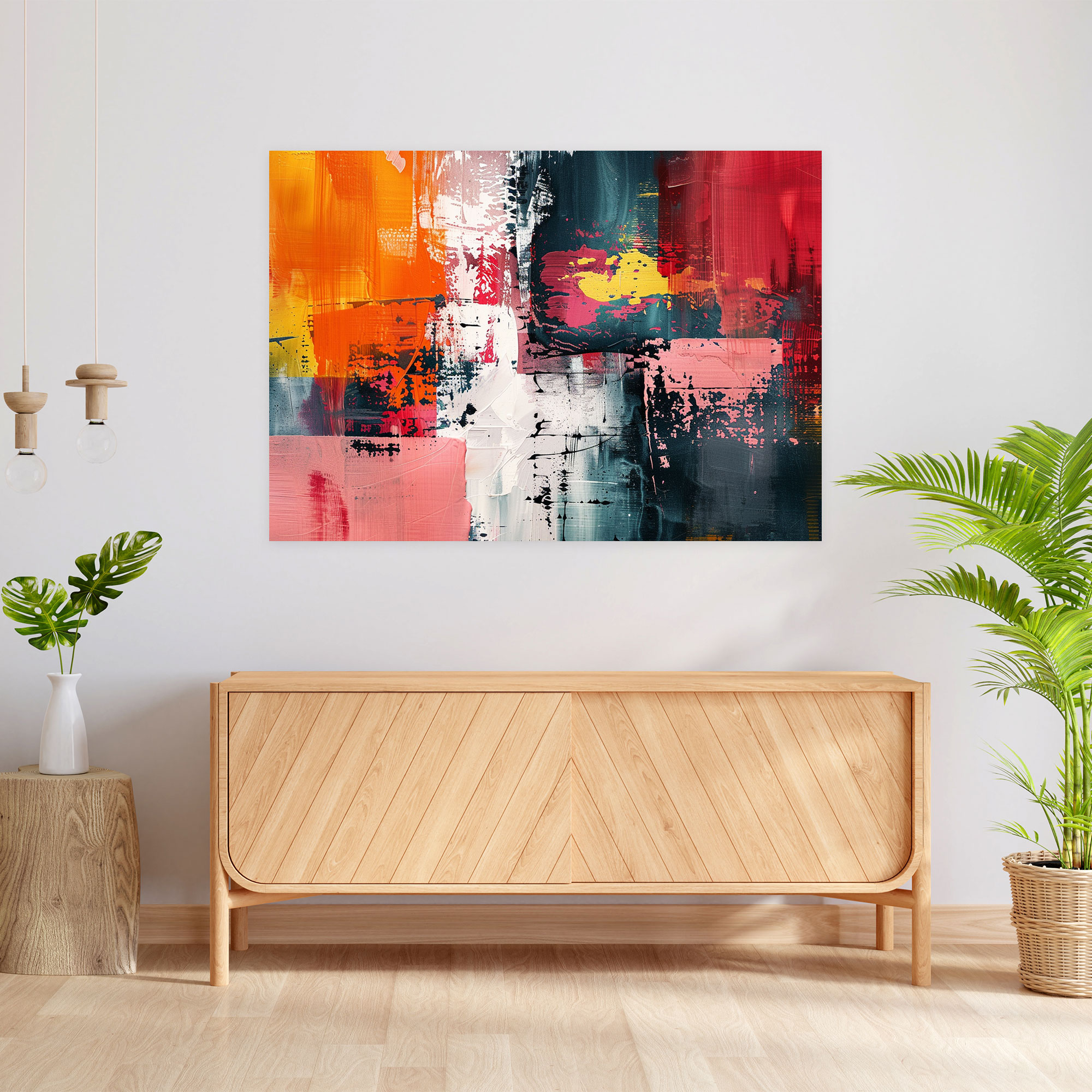 Graphic Abstract Art Wall Art - Abstract Art, Canvas Print, Abstract Art, Canvas