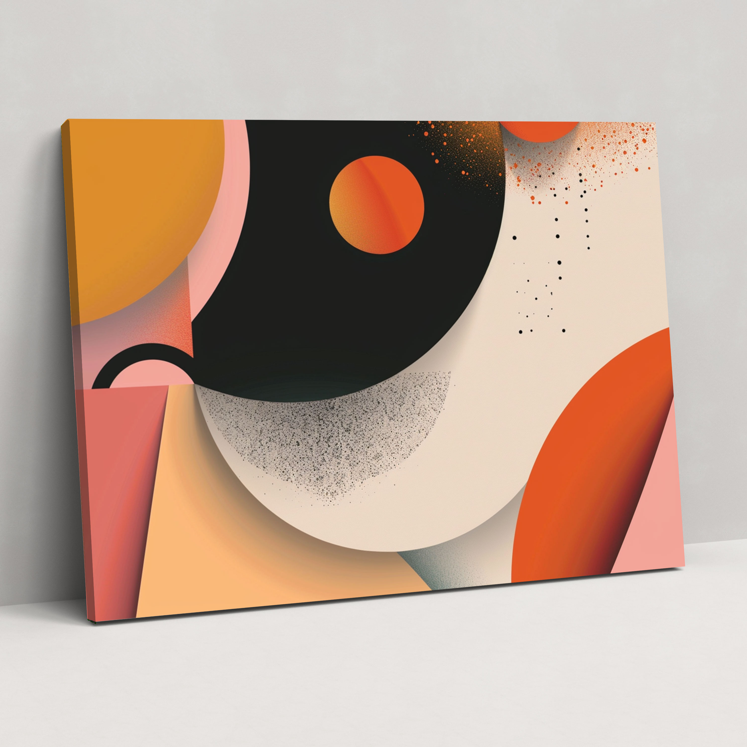 Modern Shapes Abstract Art Canvas Print - Abstract Art, Canvas Wall Art, Canvas Print, Canvas