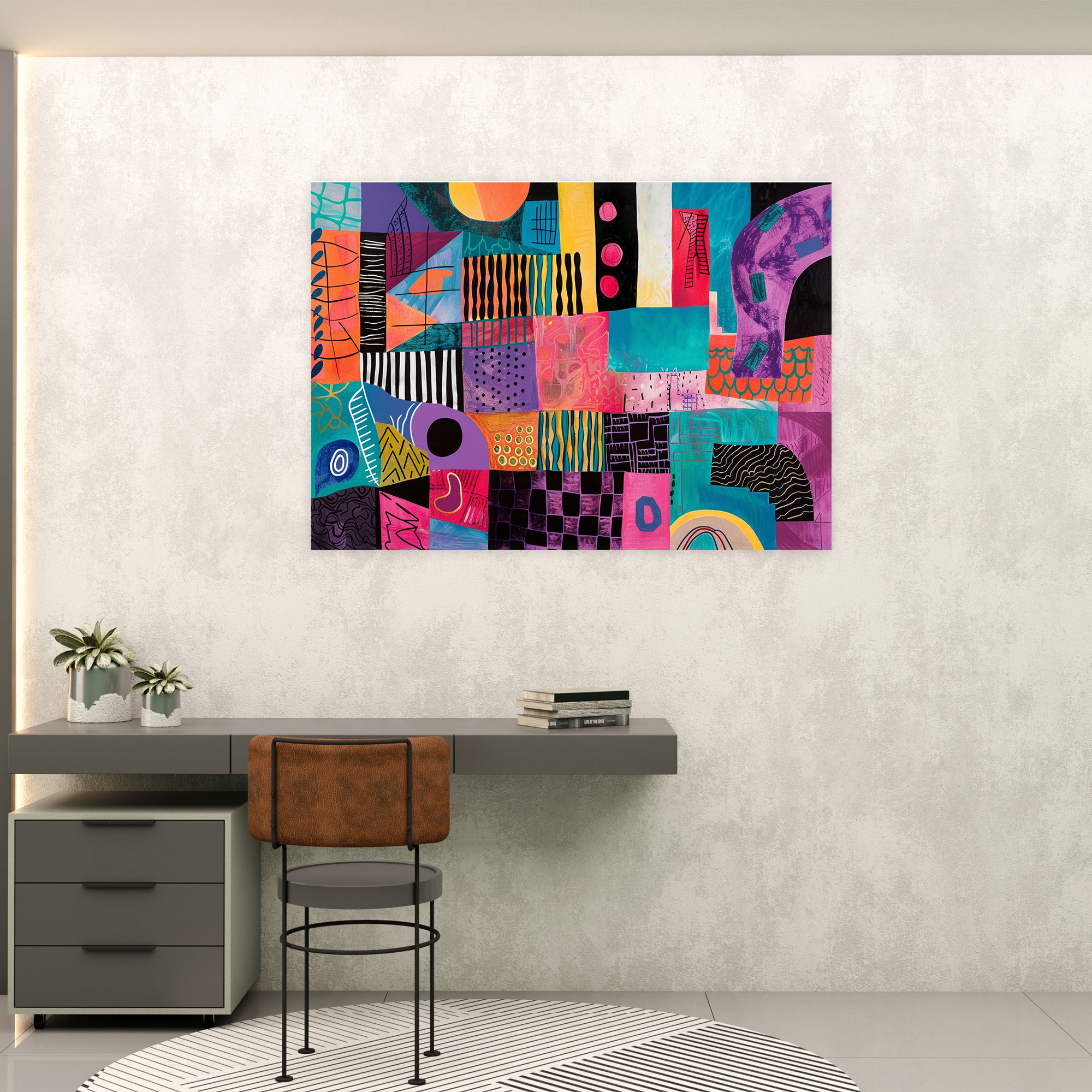Abstract Art Wall Art - Abstract Art, Canvas, Canvas Wall Art, Home Decoration