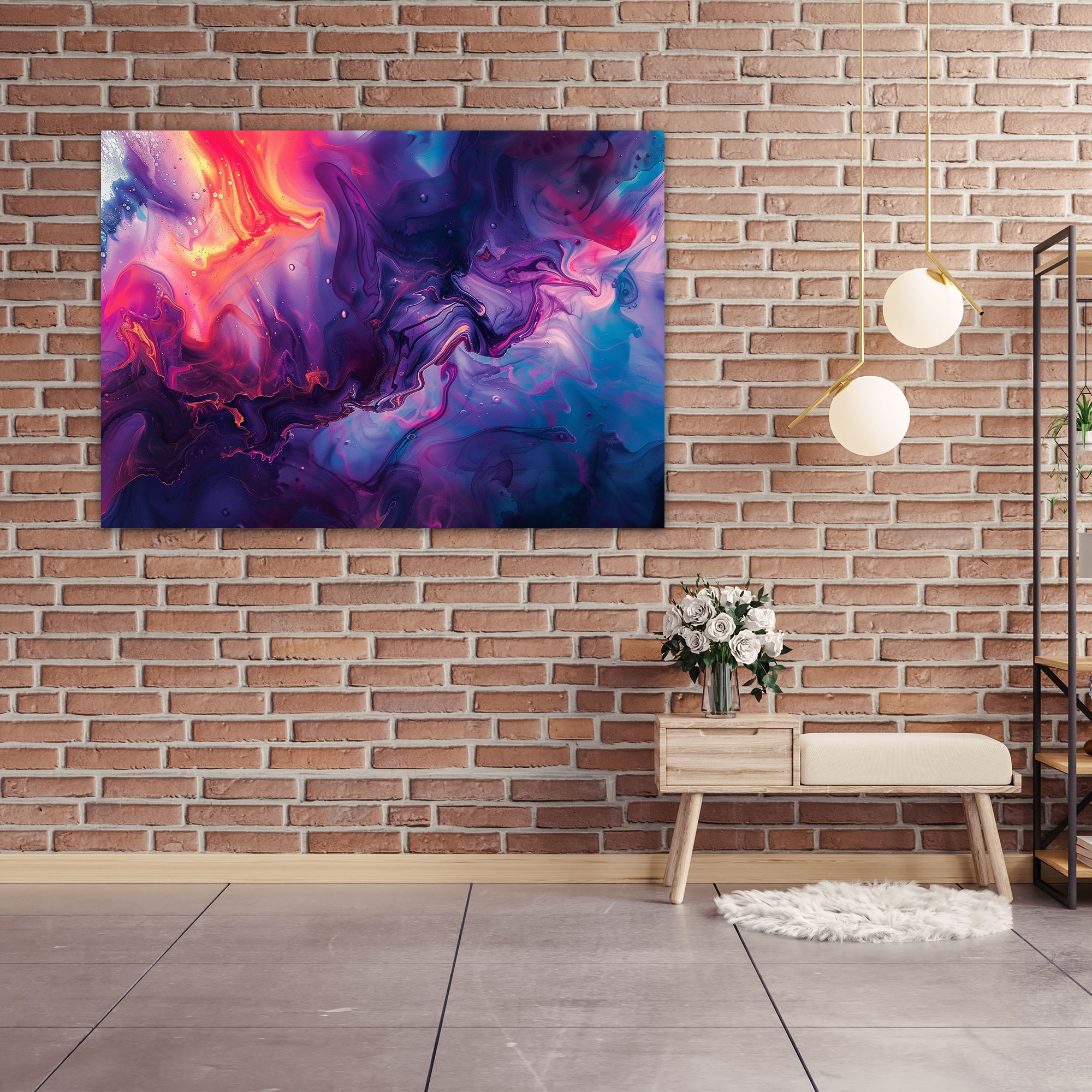 Abstract Art Wall Decoration - Abstract Art, Canvas Print, Canvas, Abstract Art
