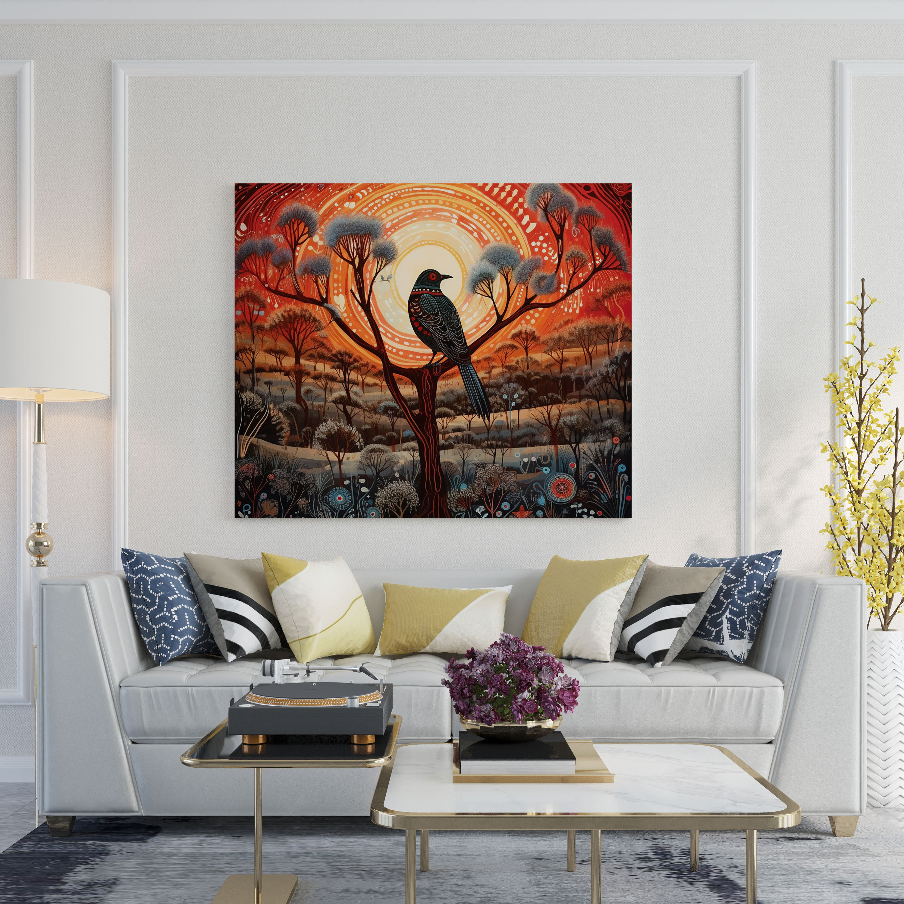 Aboriginal Storytelling Wall Art - Aboriginal, Intricate Illustrations, Wall Art, Aboriginal