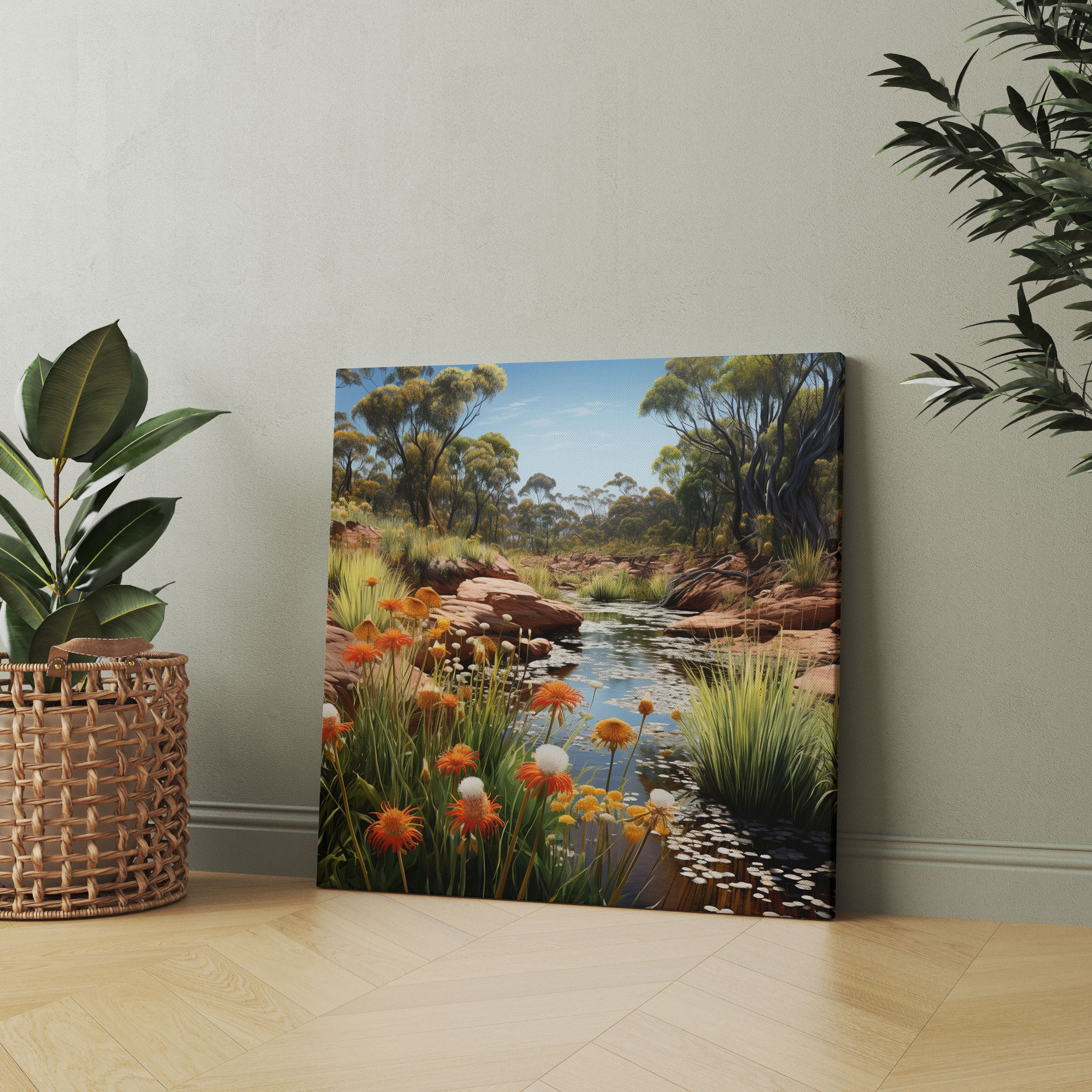 Abundance Of Nature Canvas Print - Aboriginal, Abundance Of Nature, Aboriginal, Wall Decoration
