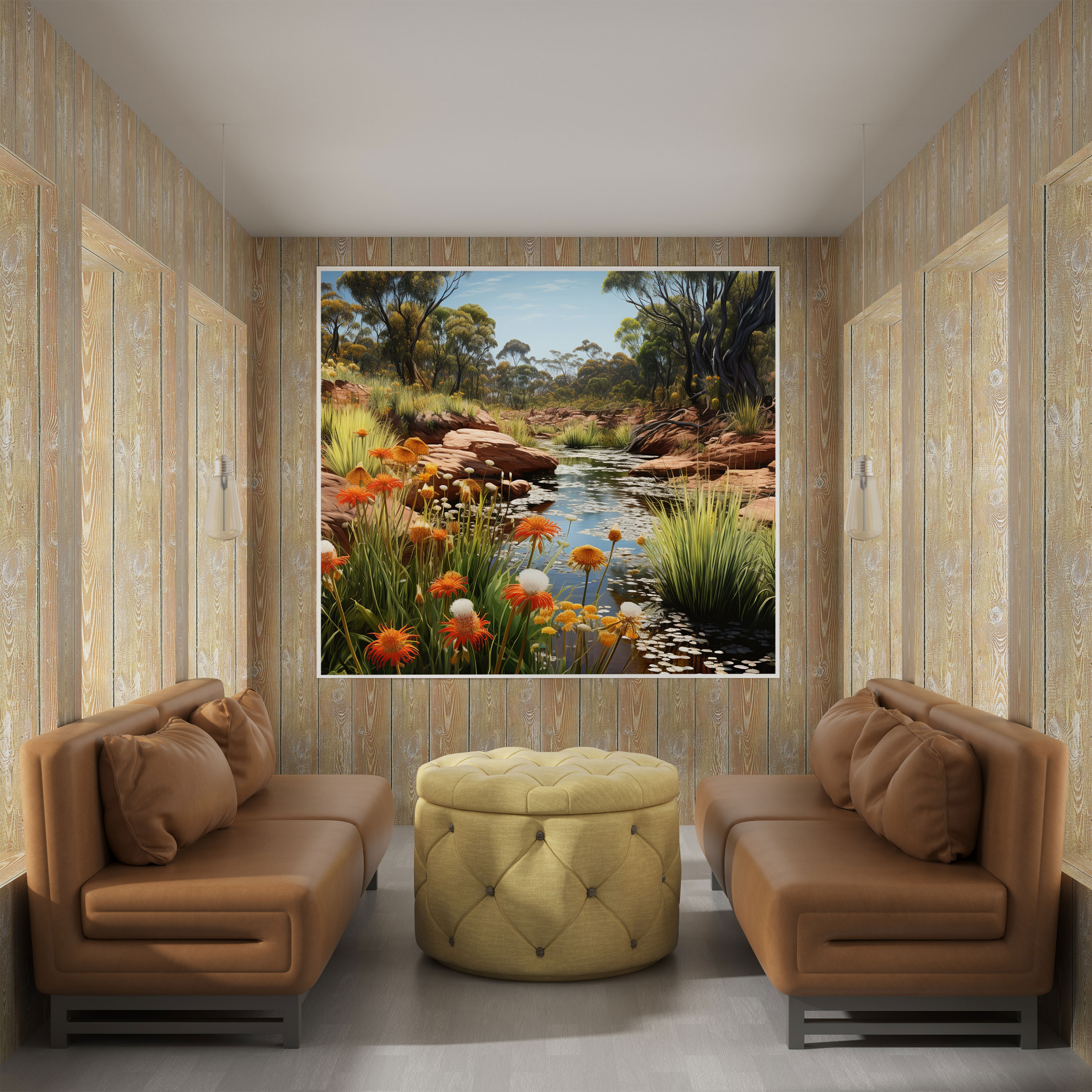 Abundance Of Nature Canvas Print - Aboriginal, Abundance Of Nature, Aboriginal, Wall Decoration
