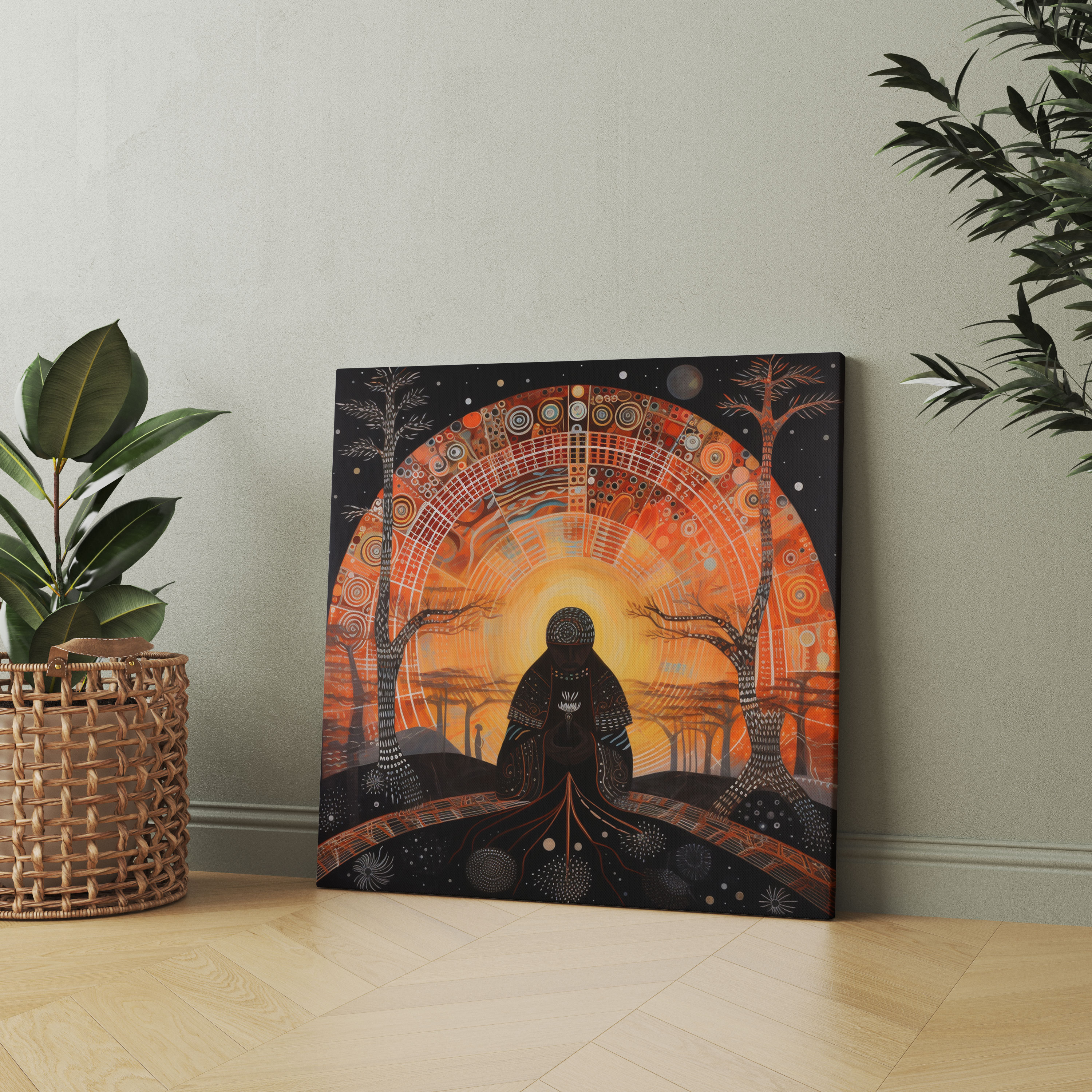 Wisdom Of Ancestral Spirits Canvas Print - Aboriginal, Home Decoration, Canvas Wall Art, Wisdom Of Ancestral Spirits Canvas Print