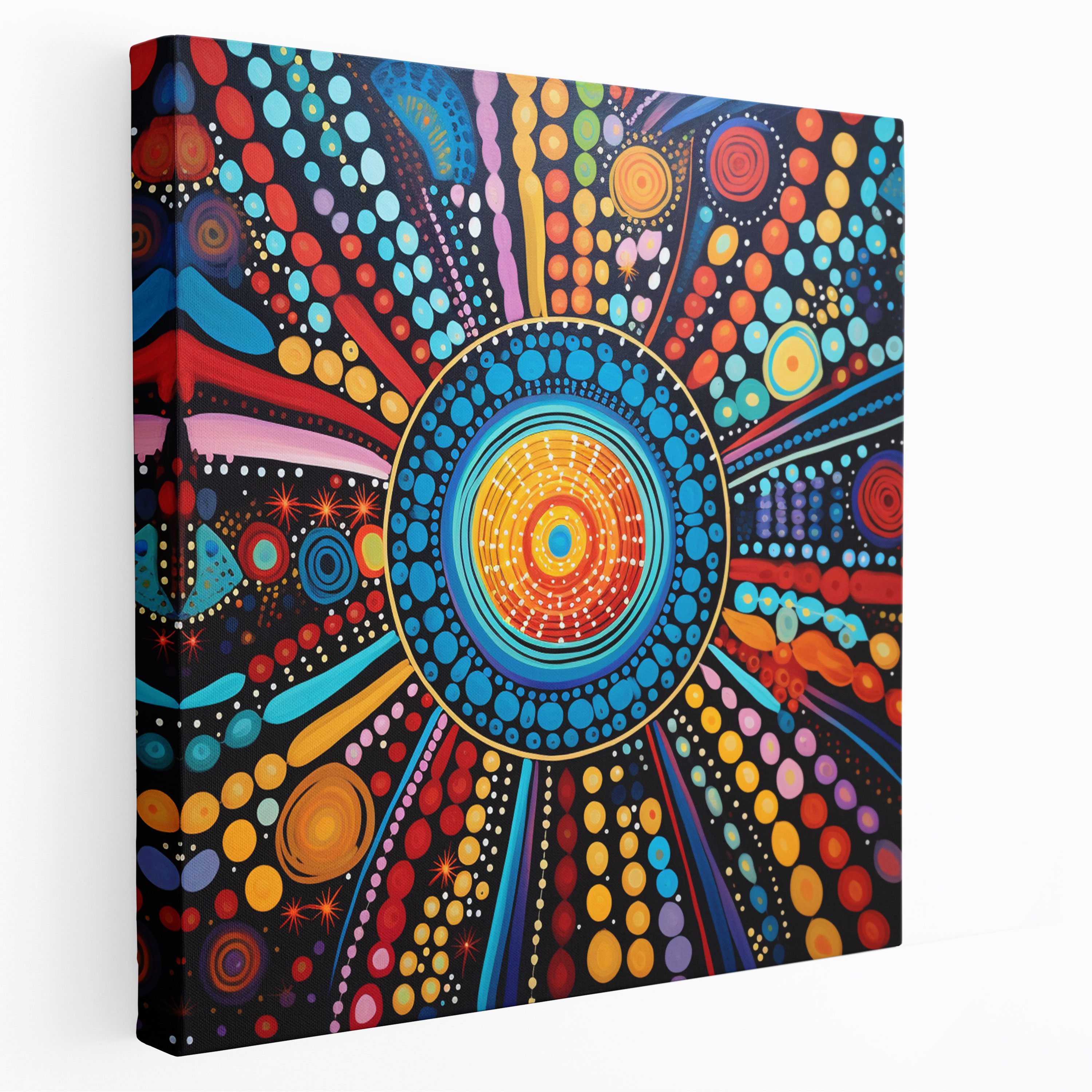 Mesmerizing Aboriginal Abstract Canvas Print - Aboriginal, Mesmerizing Aboriginal Abstract Canvas Print, Home Decoration, Canvas Wall Art