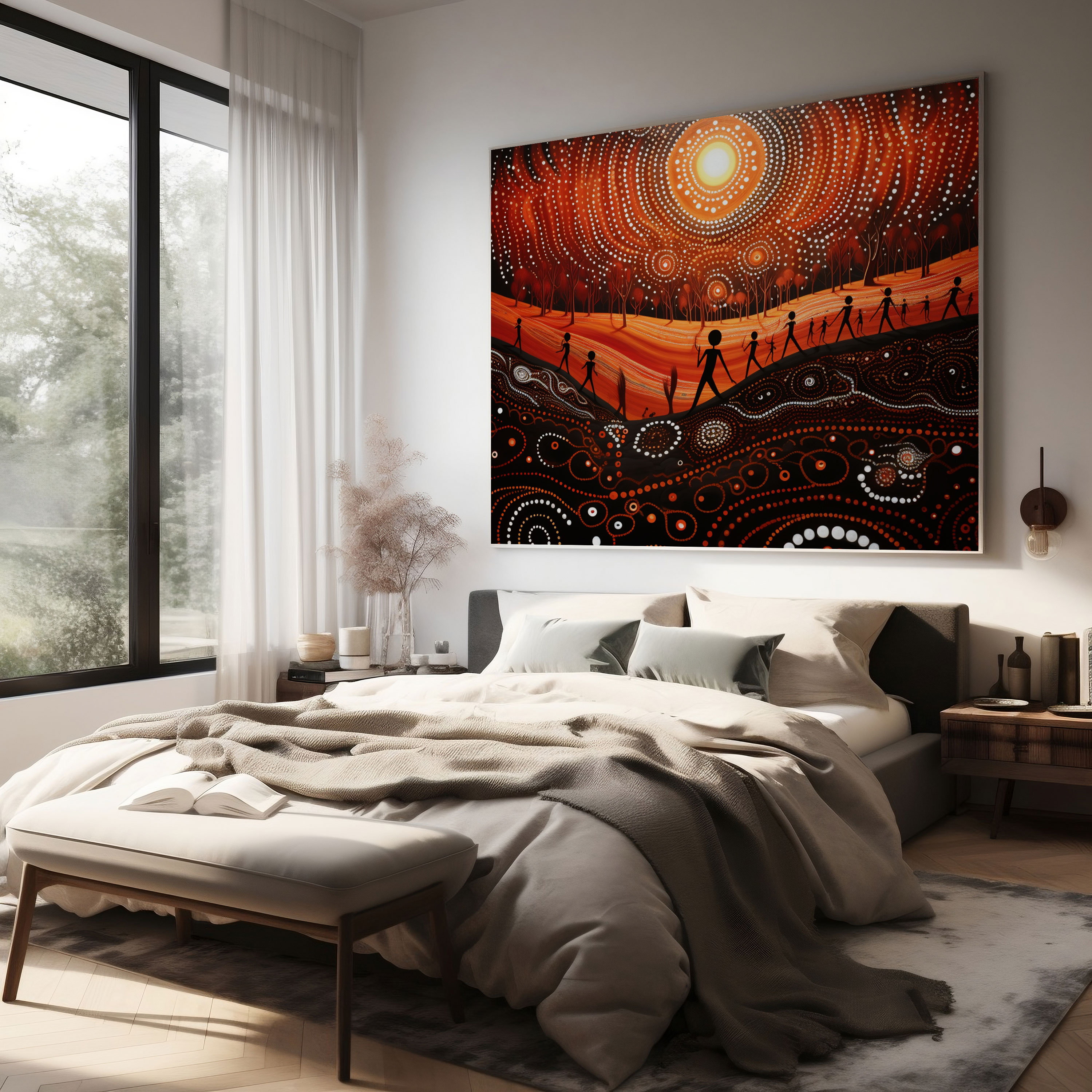Traditional Aboriginal Art Wall Art - Aboriginal, Wall Art, Dreamtime Stories, Ancestral Beings