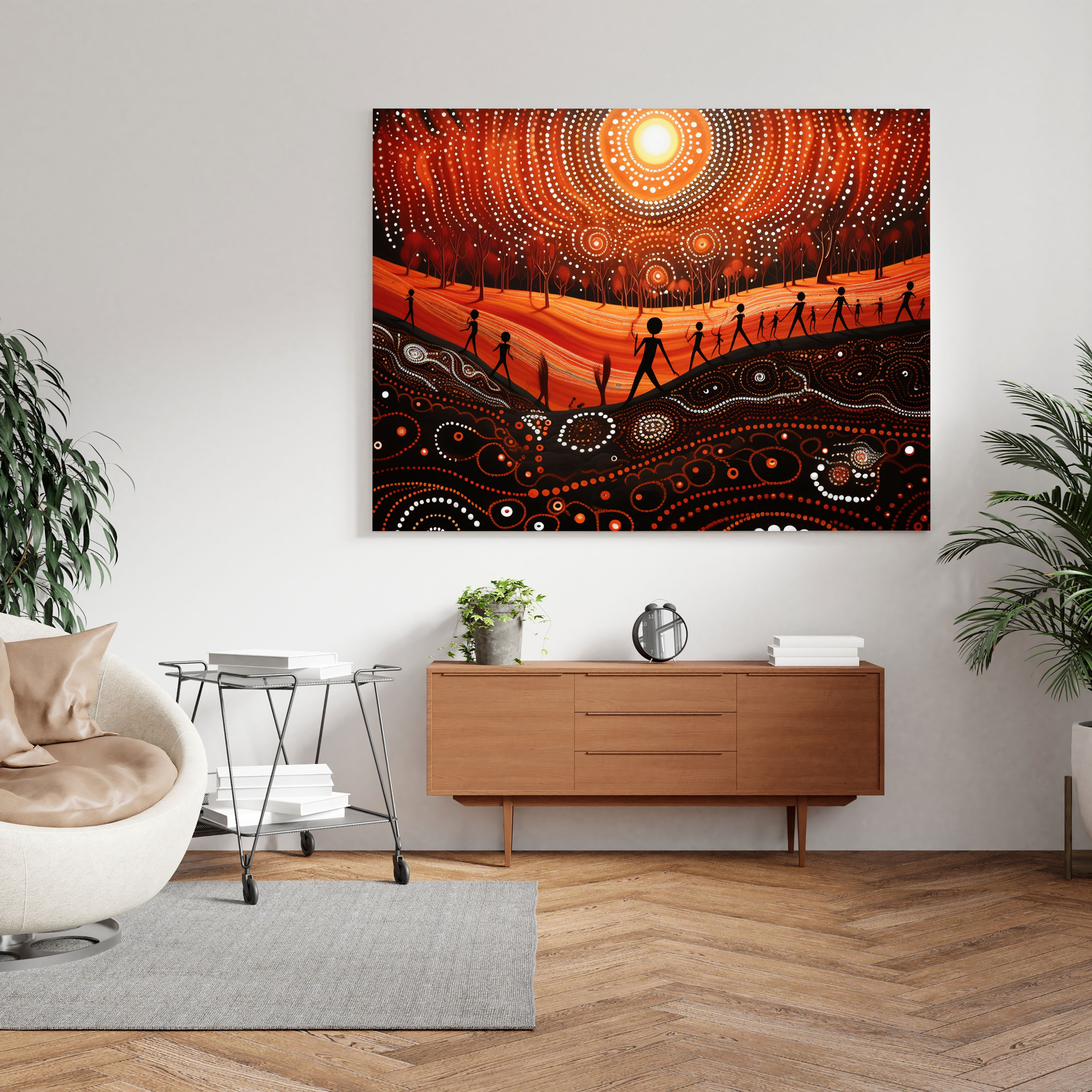 Traditional Aboriginal Art Wall Art - Aboriginal, Wall Art, Dreamtime Stories, Ancestral Beings