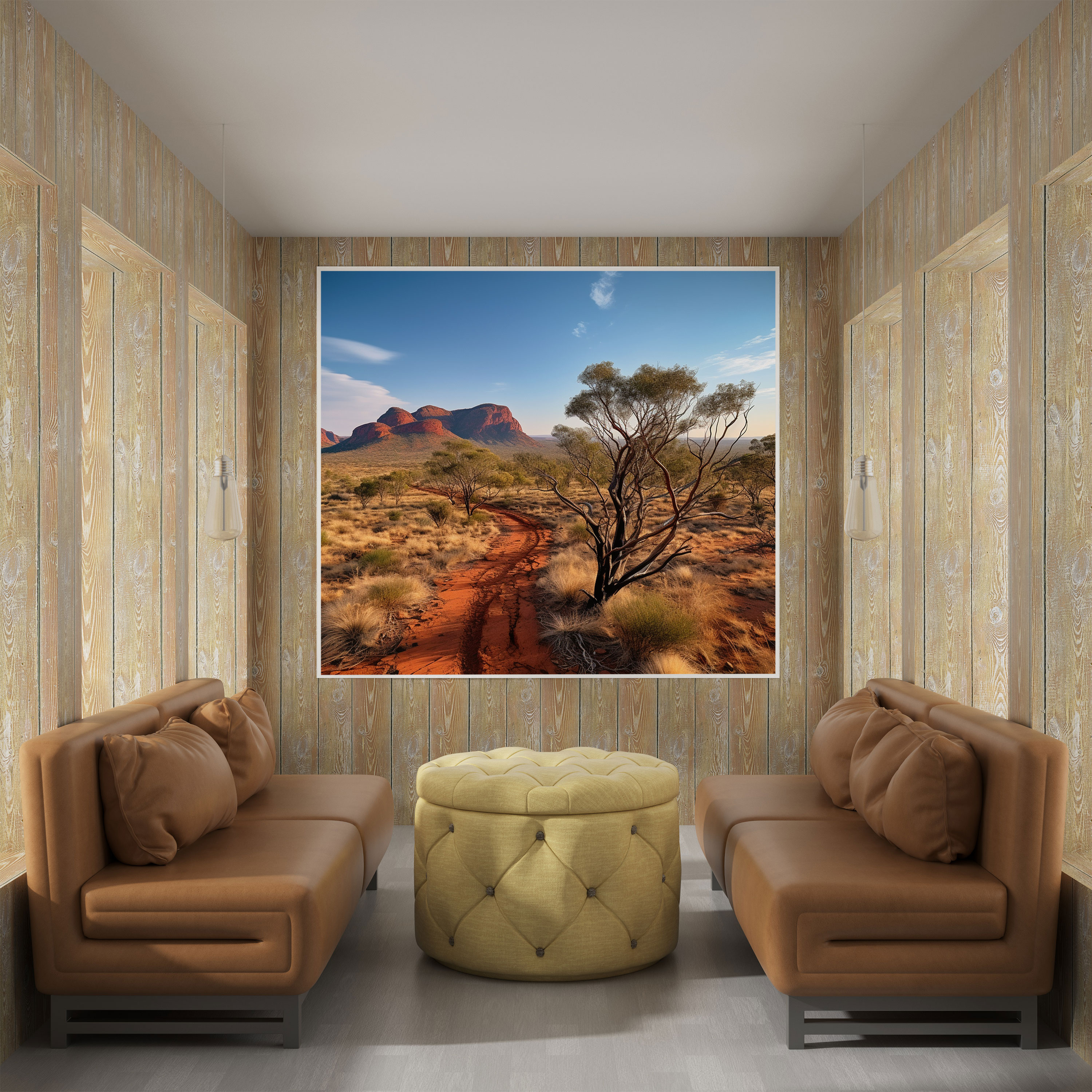 Indigenous Australian Landscapes Canvas Print - Aboriginal, Wall Art, Home Decoration, Aboriginal