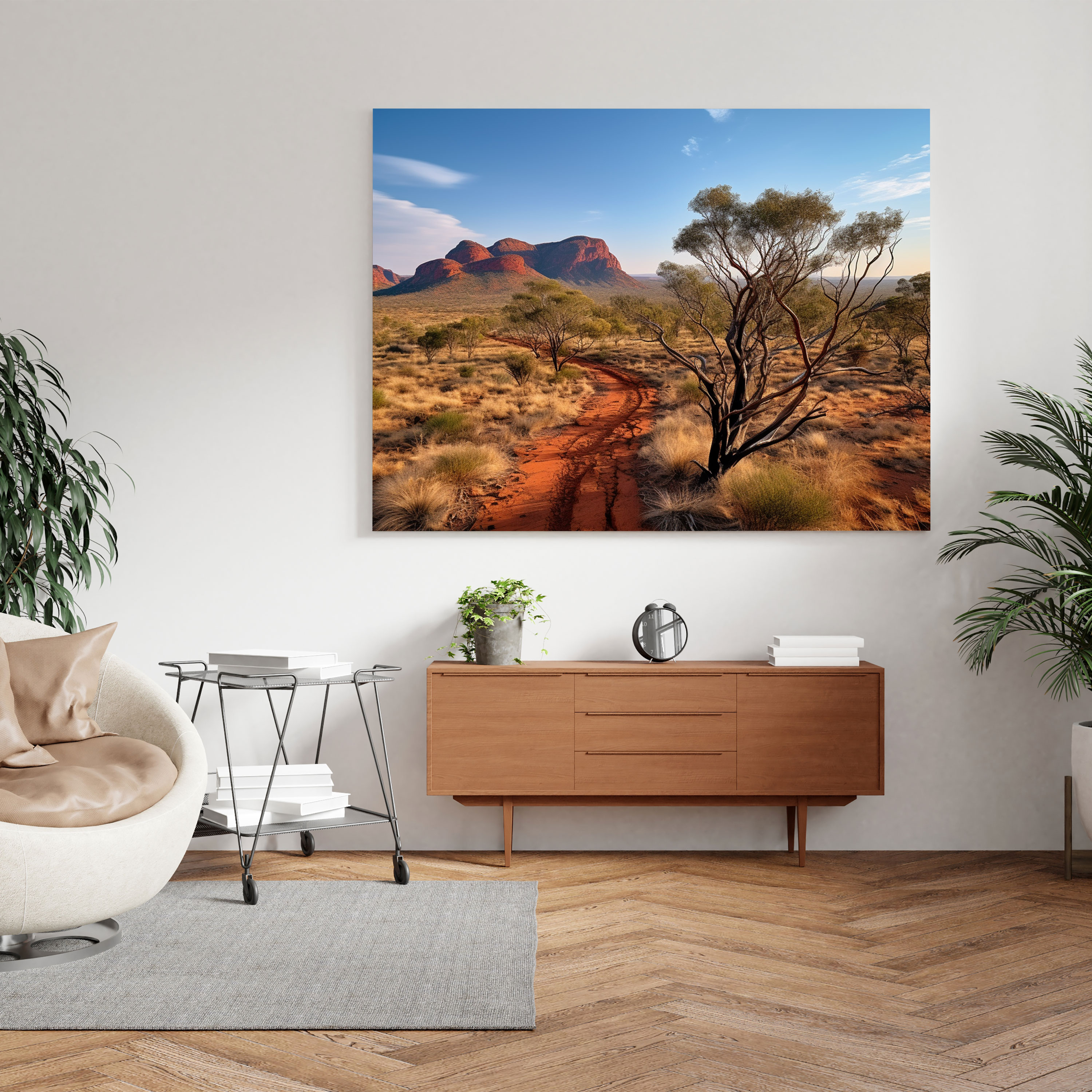 Indigenous Australian Landscapes Canvas Print - Aboriginal, Wall Art, Home Decoration, Aboriginal