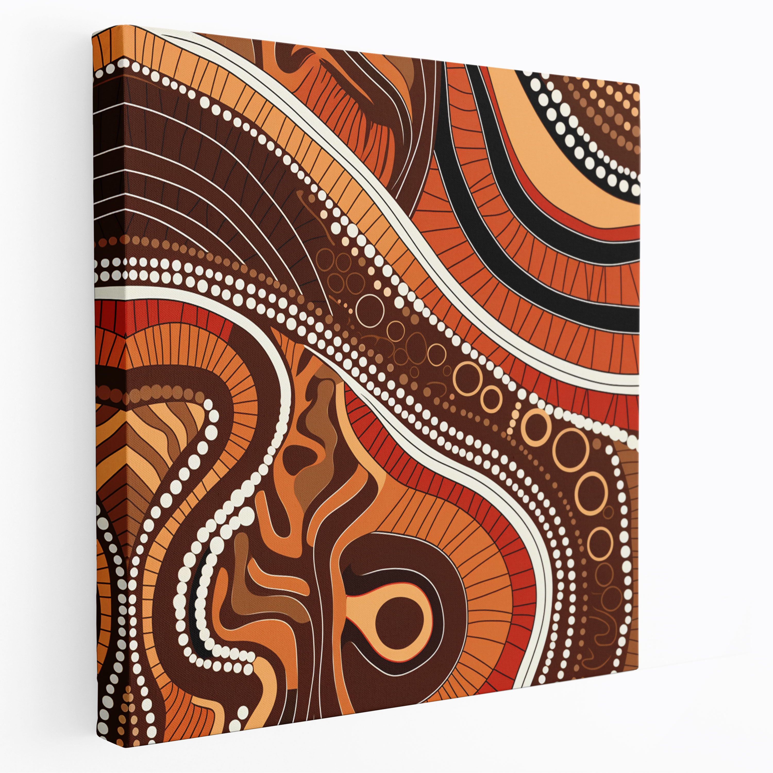 Aboriginal Geometric Canvas Print - Aboriginal, Geometric Patterns, Aboriginal, Canvas Wall Art