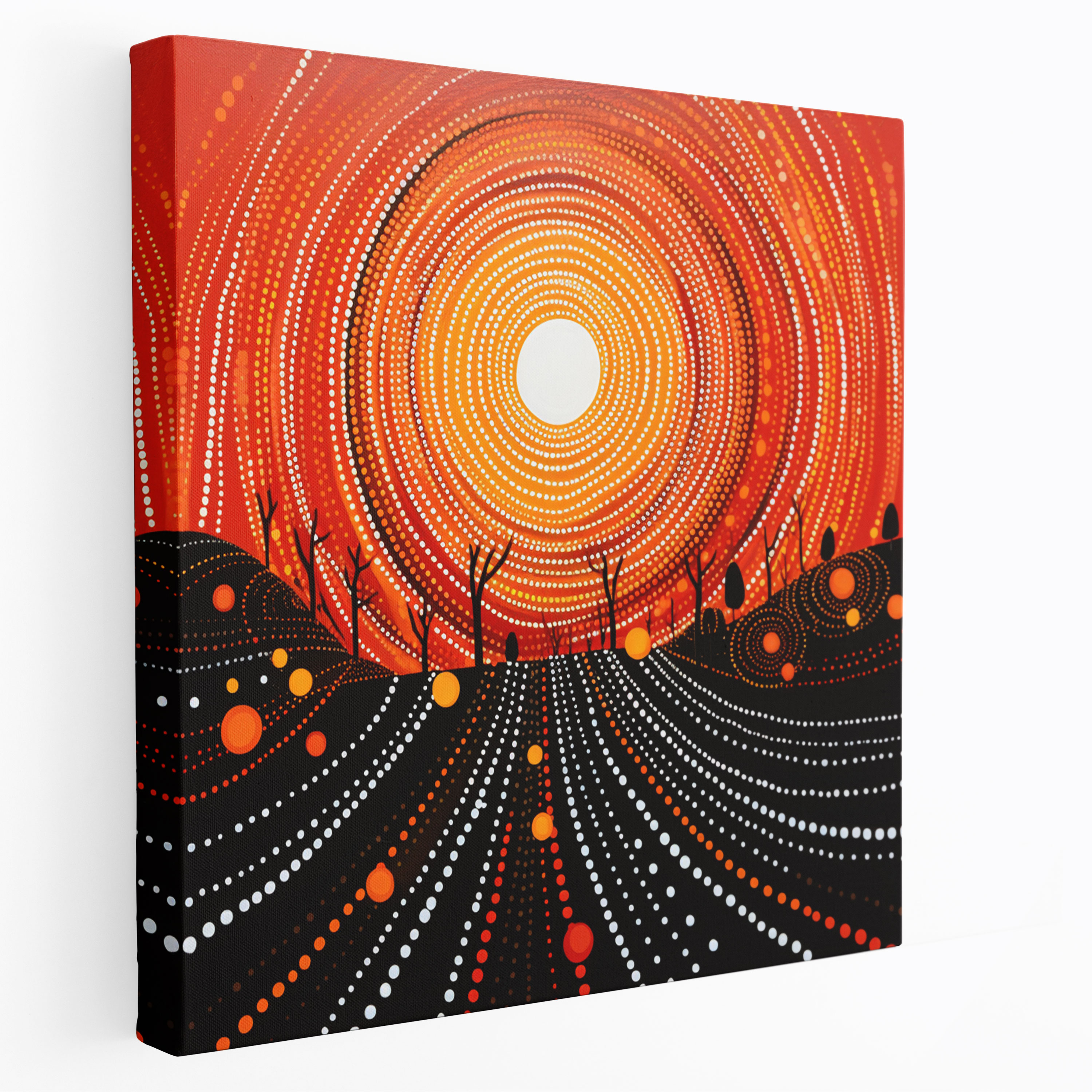Aboriginal Canvas Print - Dreamtime Stories - Aboriginal, Aboriginal, Wall Decoration, Canvas