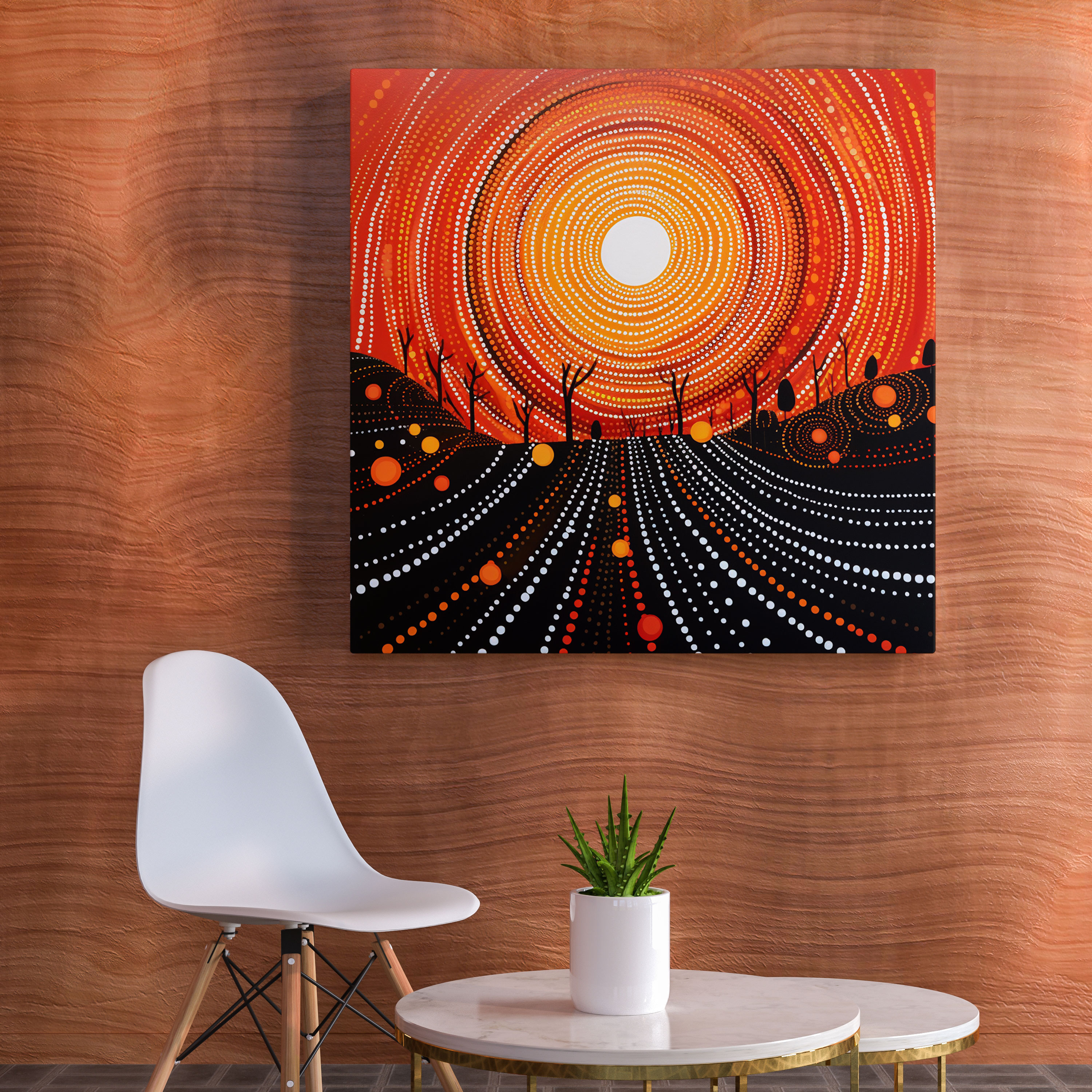 Aboriginal Canvas Print - Dreamtime Stories - Aboriginal, Aboriginal, Wall Decoration, Canvas