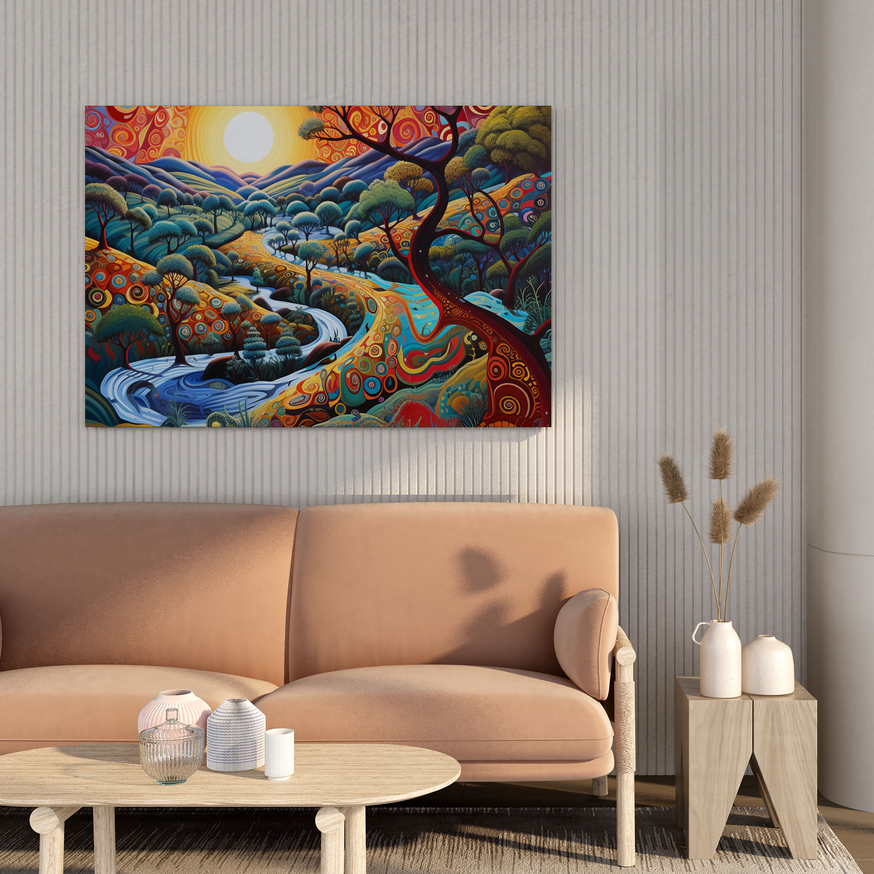Aboriginal Wall Art - Dreaming Serpent - Aboriginal, Wall Art, Dreaming Serpent, Aboriginal
