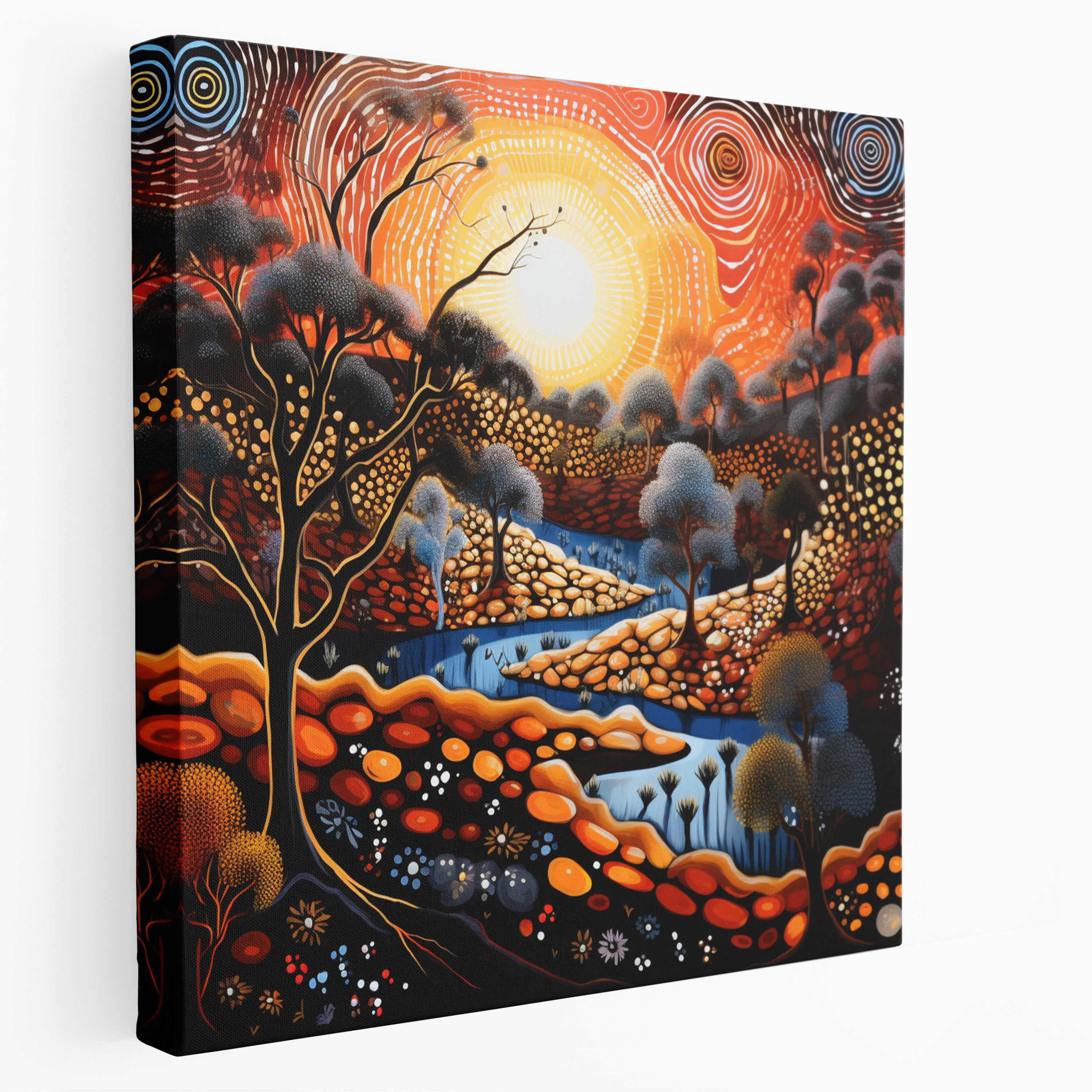 Aboriginal Wall Art - Intricate Bush And Rock Paintings - Aboriginal, Spiritual Meanings, Wall Decoration, Aboriginal Art