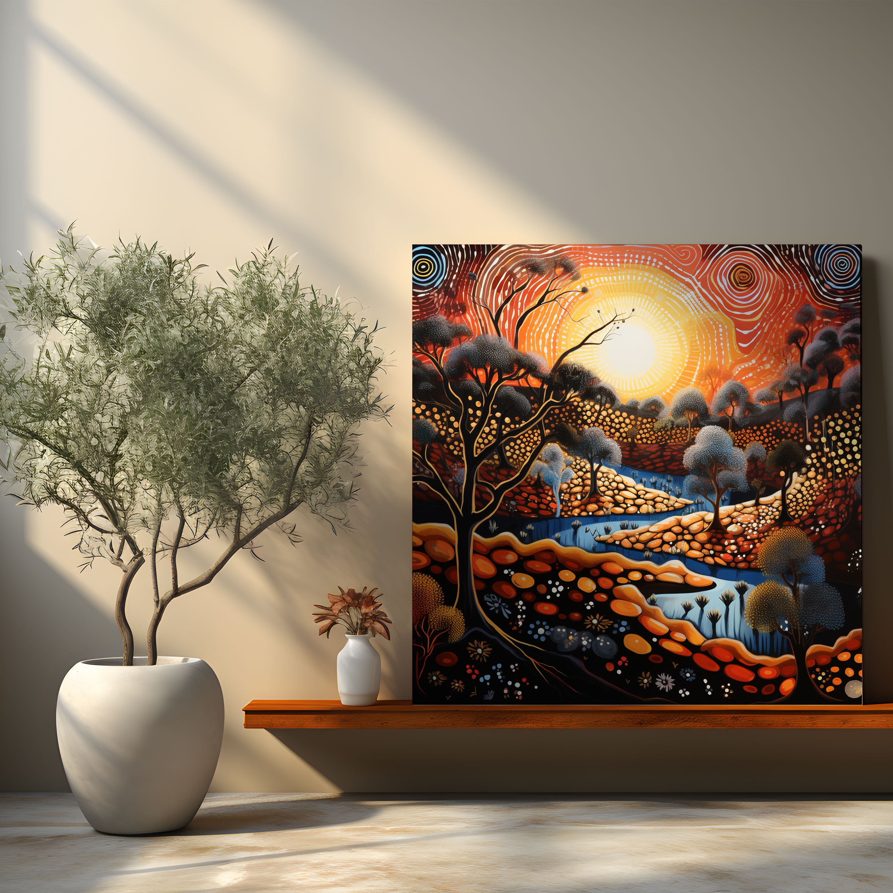 Aboriginal Wall Art - Intricate Bush And Rock Paintings - Aboriginal, Spiritual Meanings, Wall Decoration, Aboriginal Art