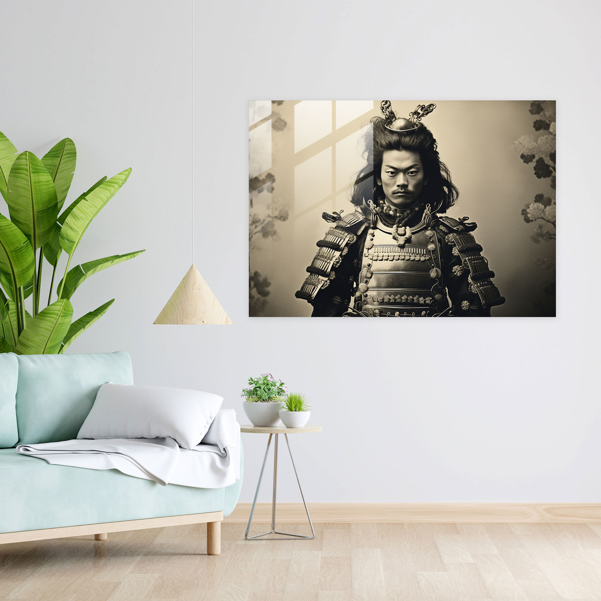 Ev Dekorasyonu - Antik Silahlar - Antik Silahlar Modern Sanat Cam Duvar Sanatı Siyah ve Beyaz