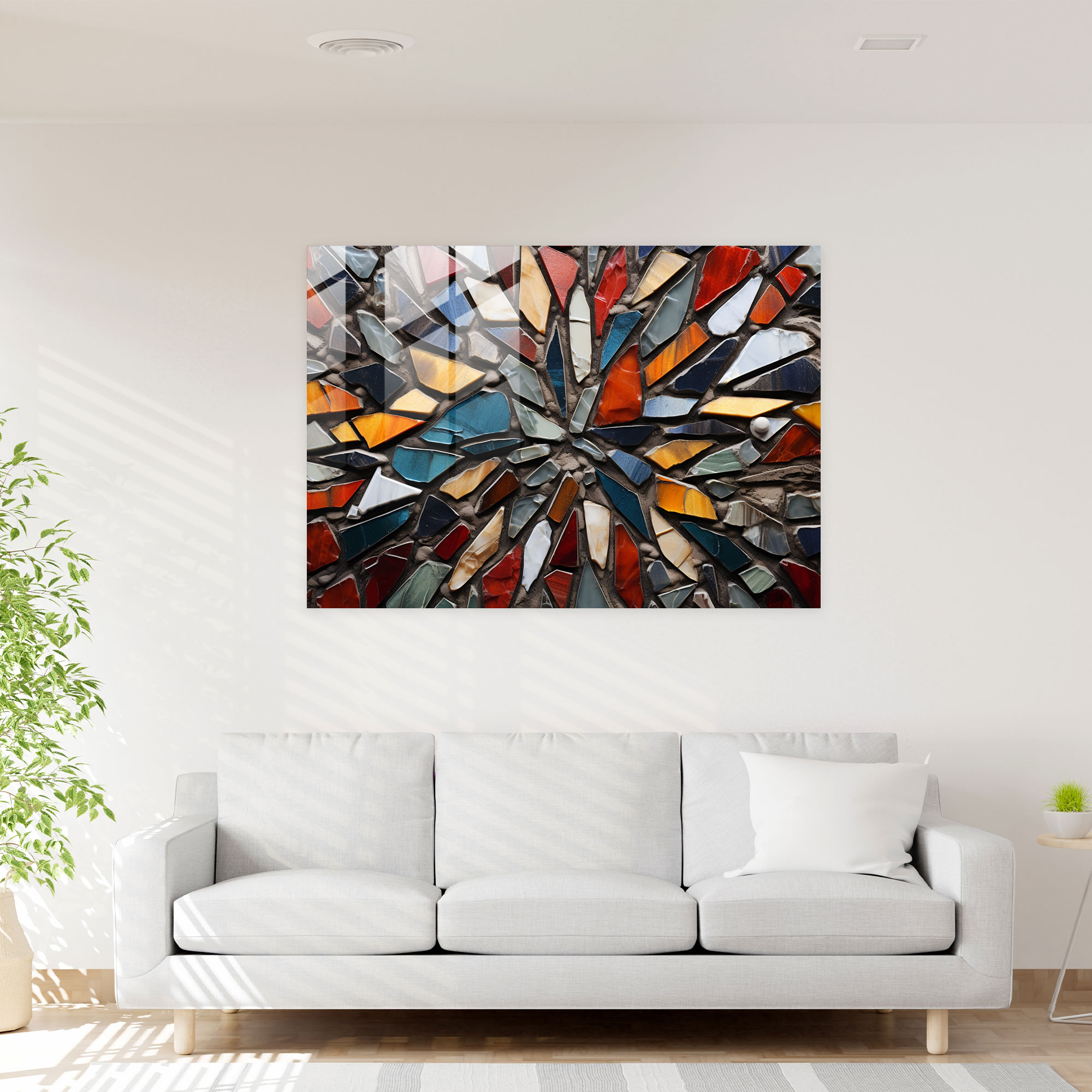 Ancient Arrowheads Glass Print - Ancient Weapons, Glass Print, Wall Decoration, Home Decoration