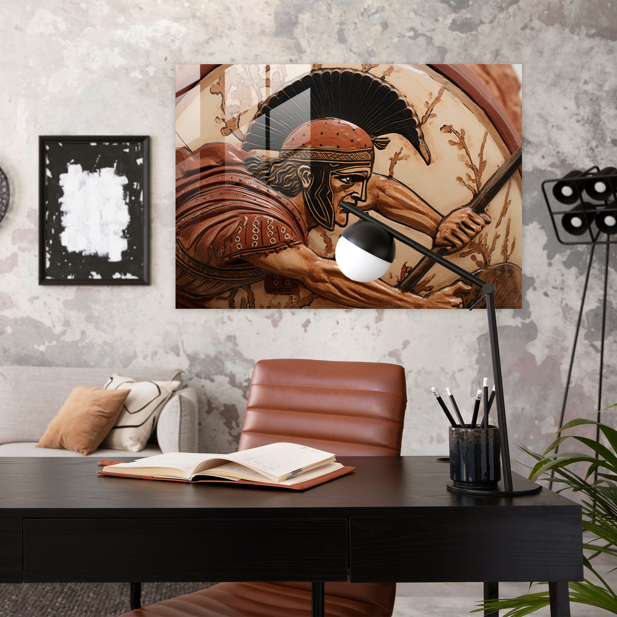 Ancient Weapons Glass Print - Ancient Weapons, Ancient Weapons, Wall Decoration, Glass Print